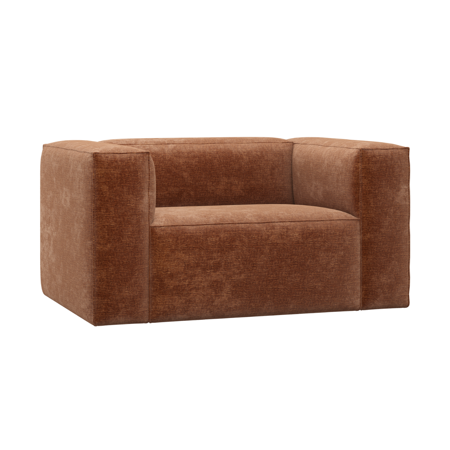 Fauteuil BEAN baksteen chenille