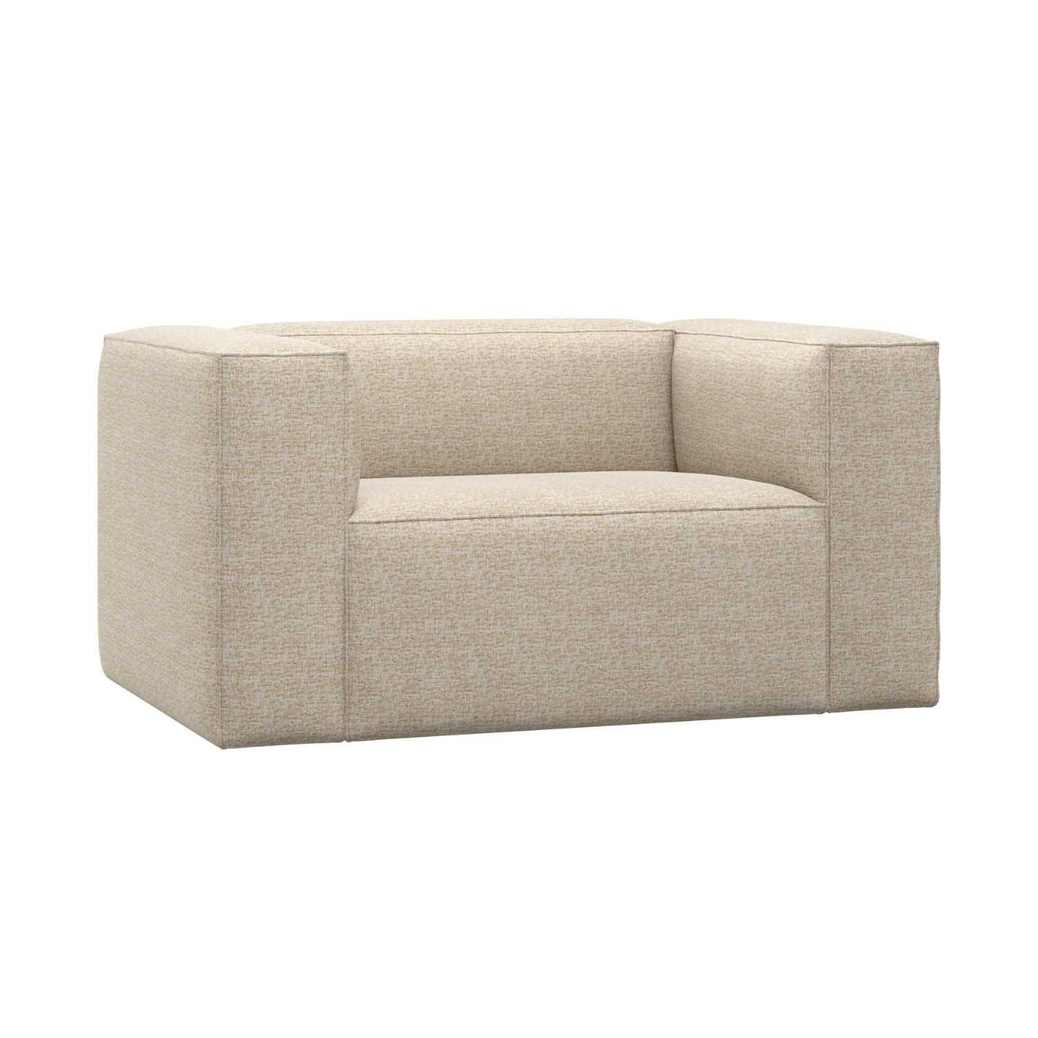 BEAN Armchair in Beige Mélange