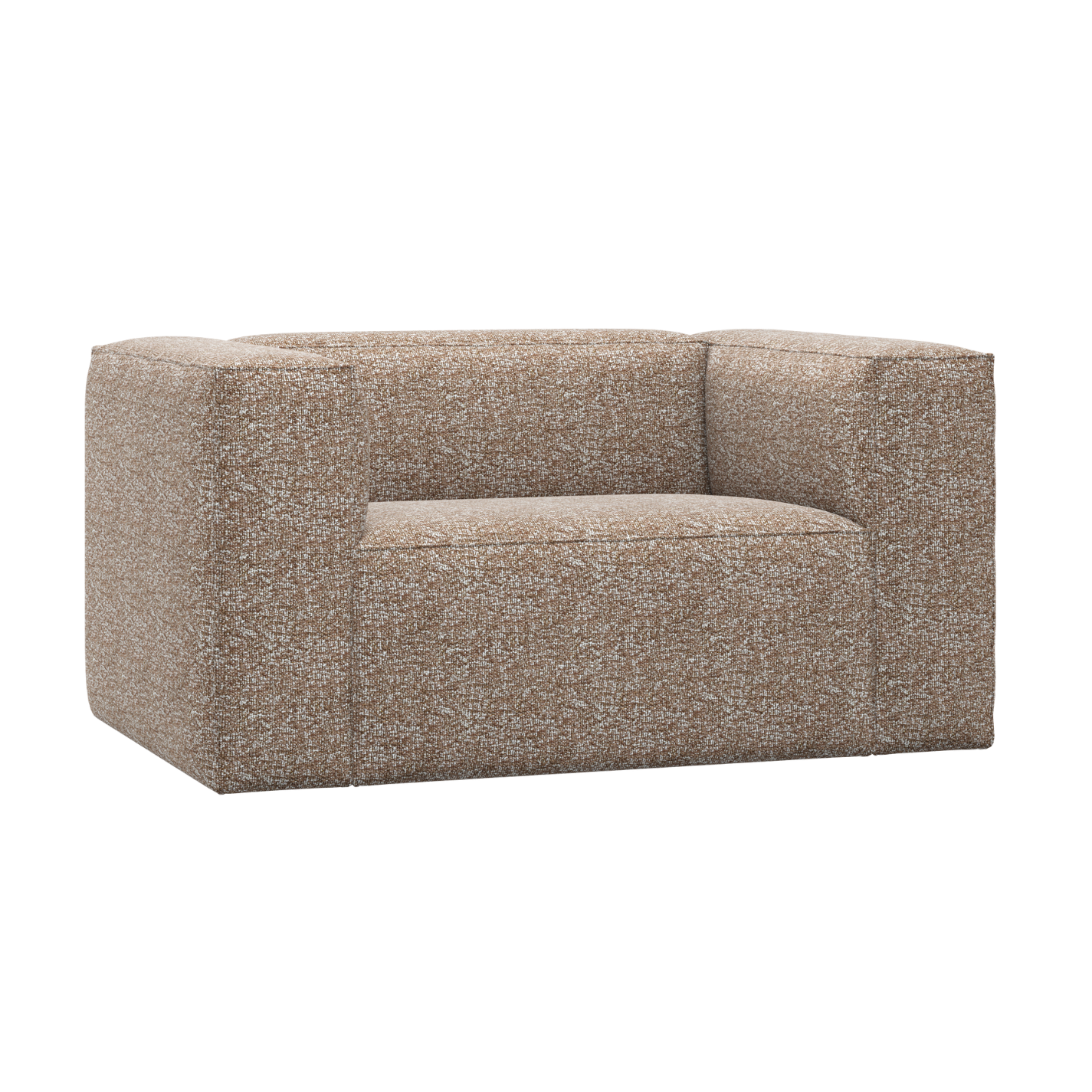 Fauteuil BEAN lichtbruin gemêleerd