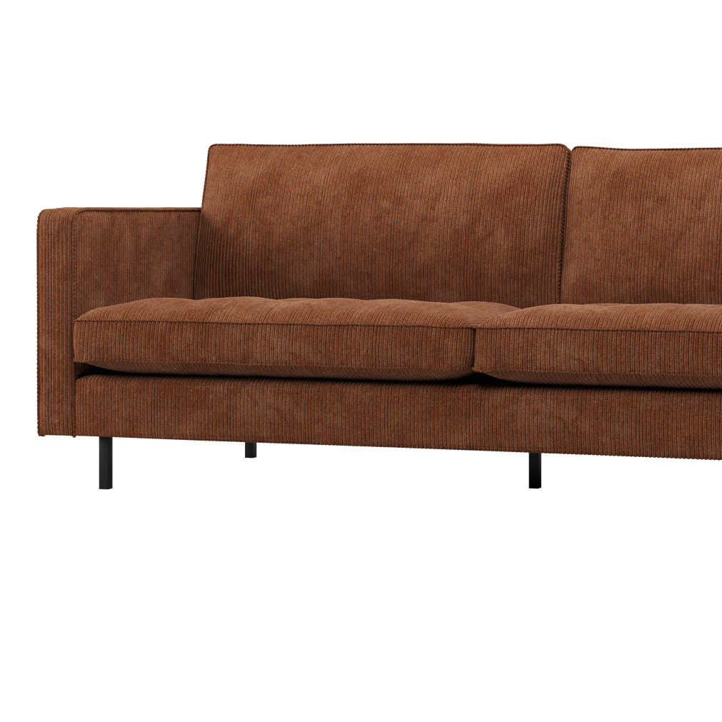 Sofa 2,5-sitzig RODEO CLASSIC rostbraun Cord
