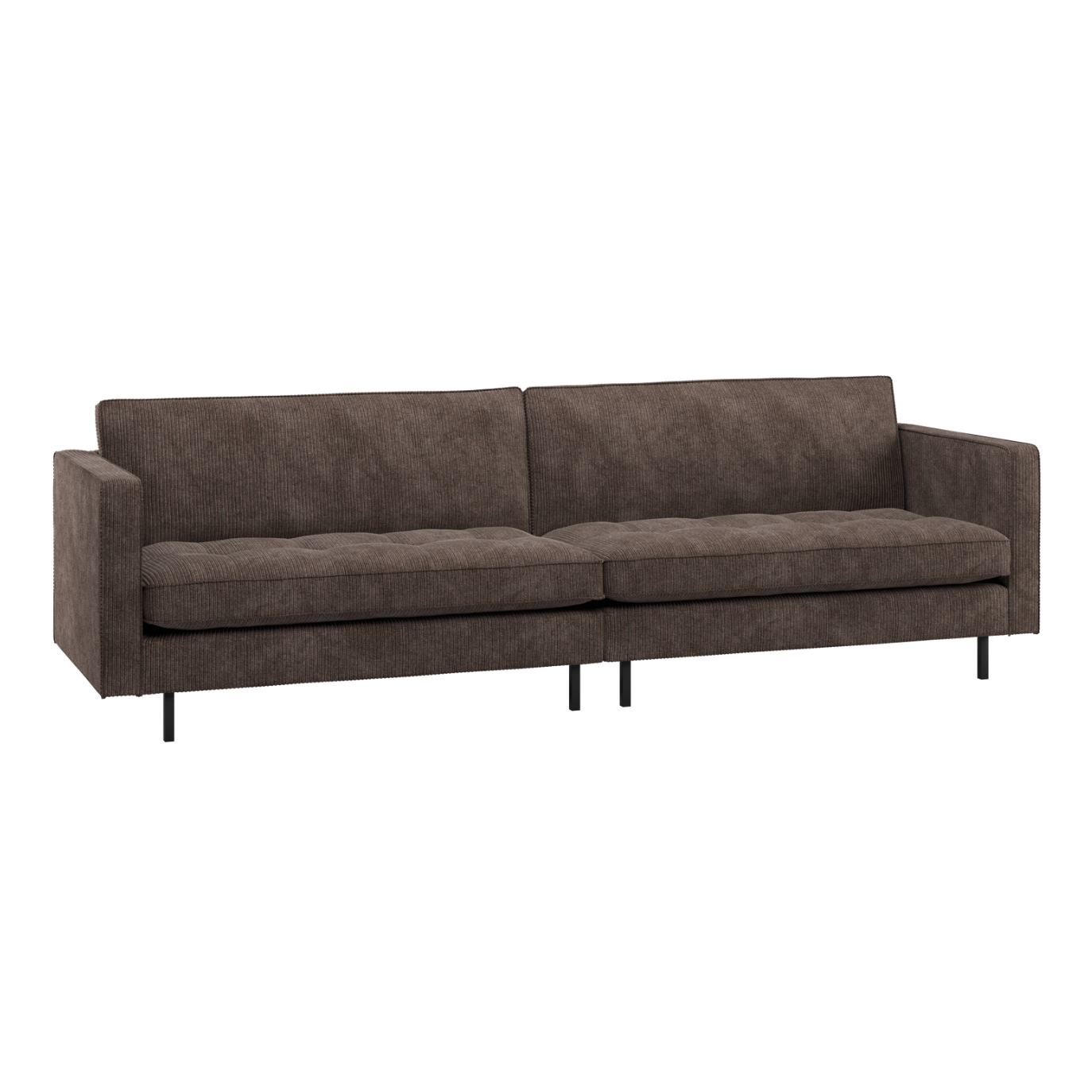 Sofa 3-sitzig RODEO CLASSIC braunes Cord