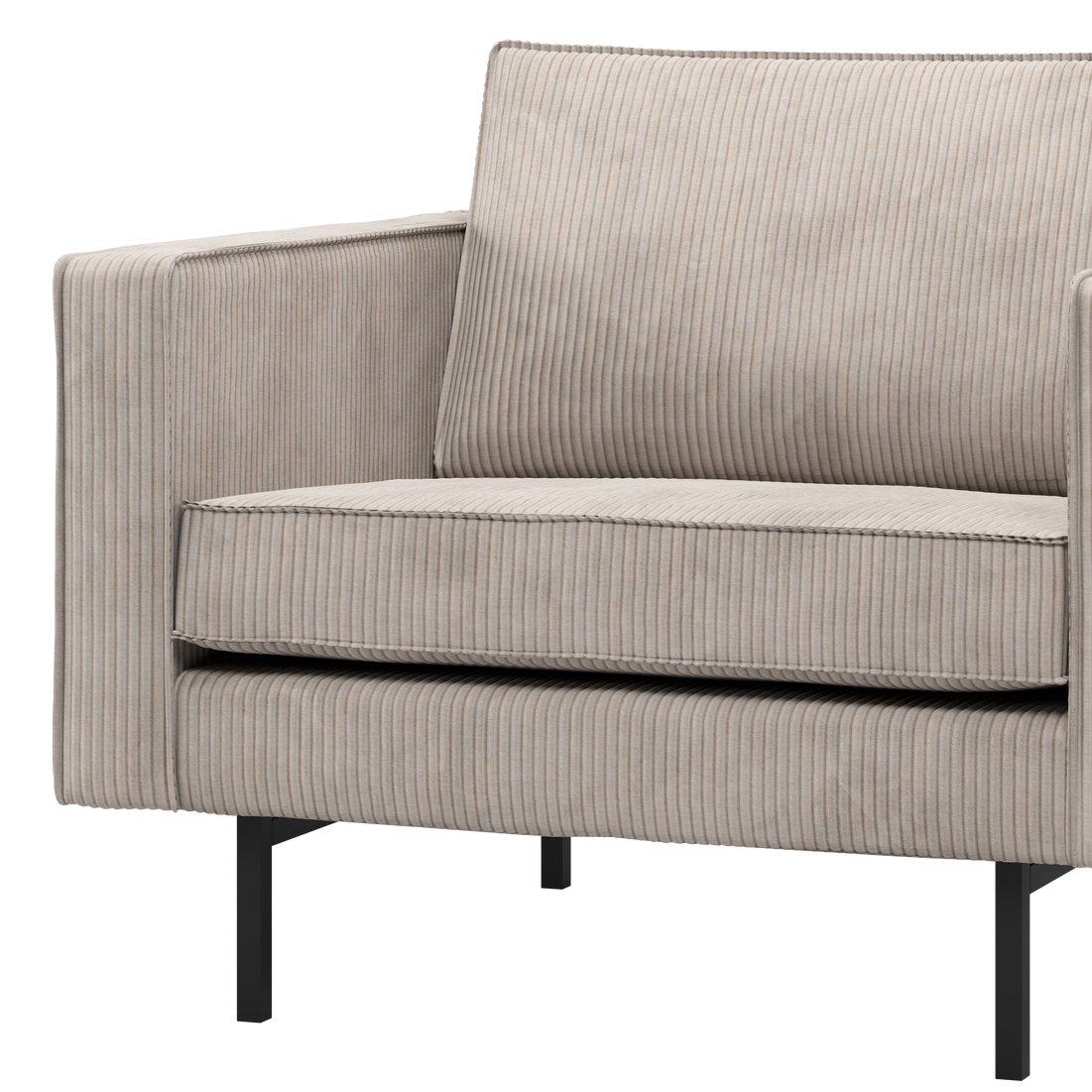 RODEO Armchair ecru corduroy