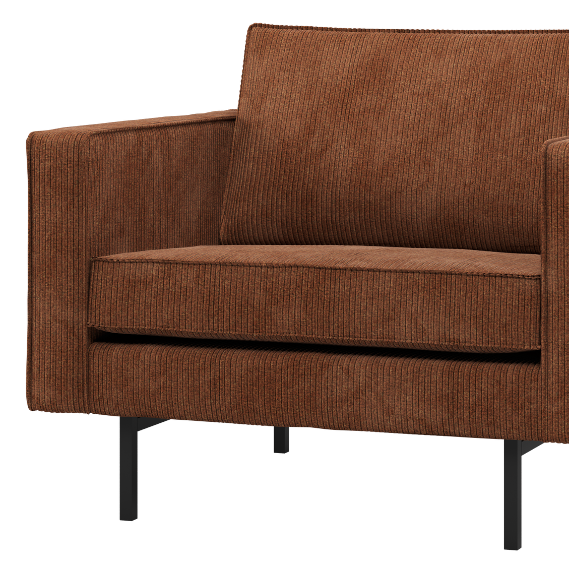 Sessel RODEO rostbraun Cord