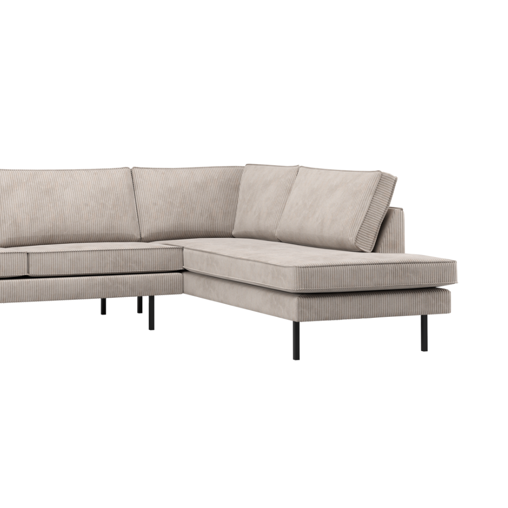 Sofa mit rechter Armlehne RODEO ecru Cord
