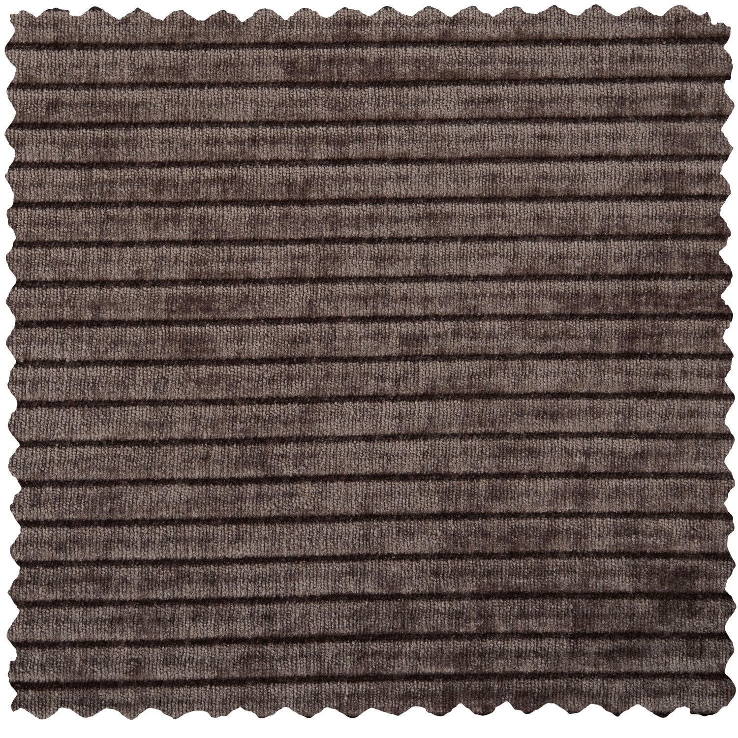 Left-facing RODEO chaise longue in brown corduroy