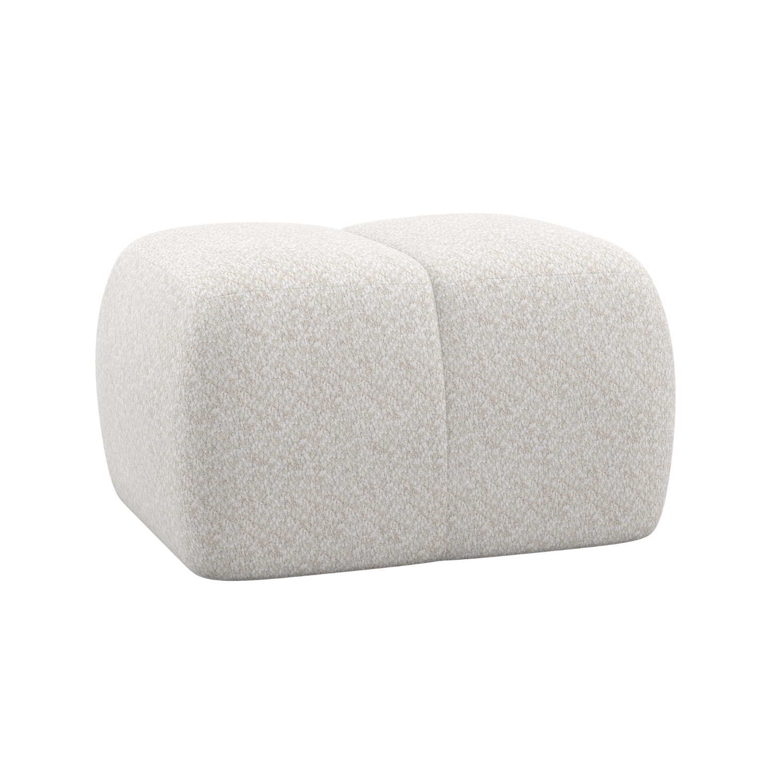 Puf MOJO ecru baranek – Woood