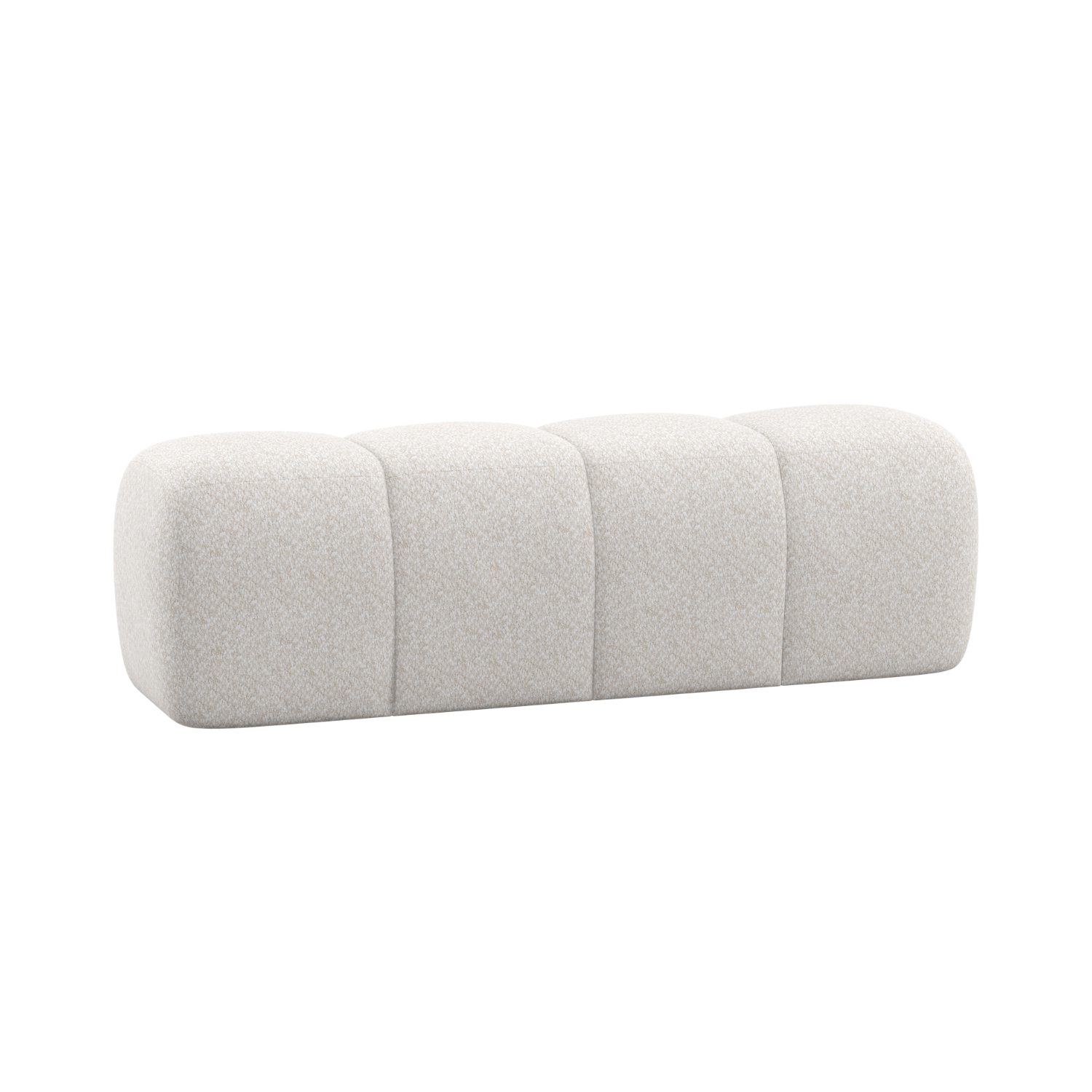 MOJO Ecru Lamb Bench