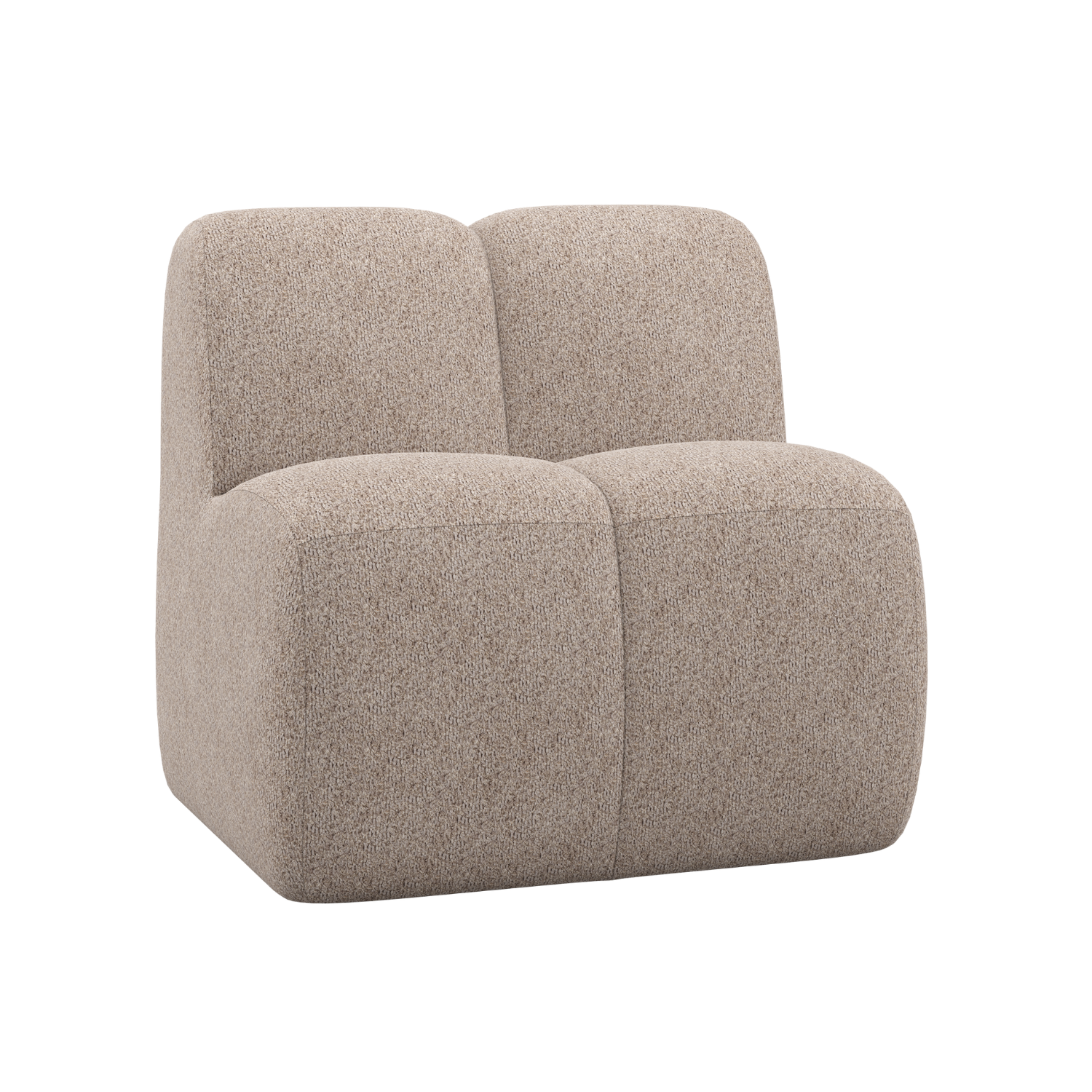 Fotel / moduł MOJO BENCH piaskowy baranek – Woood