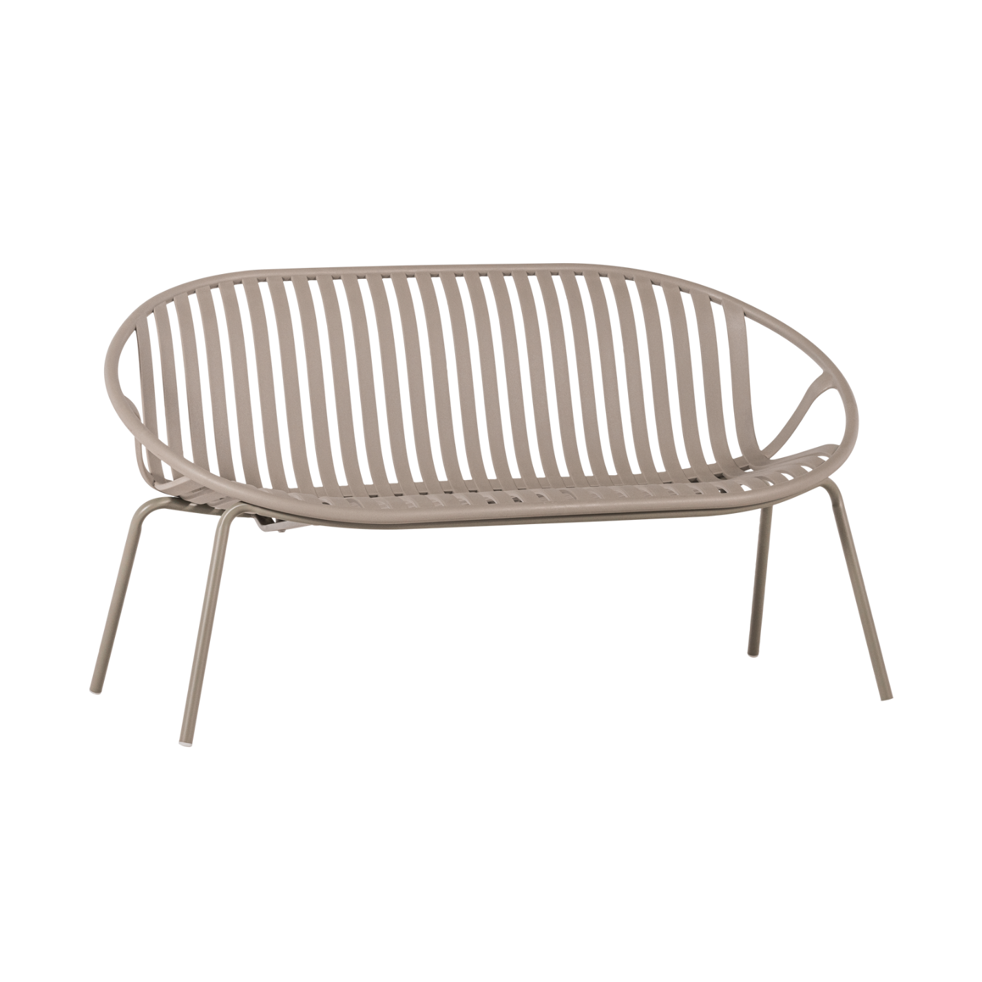 Sofa ogrodowa 2-osobowa BRUCE beżowy – Woood