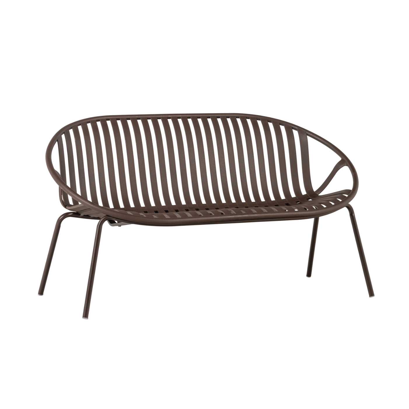 Tweedelige tuinbank BRUCE bruin