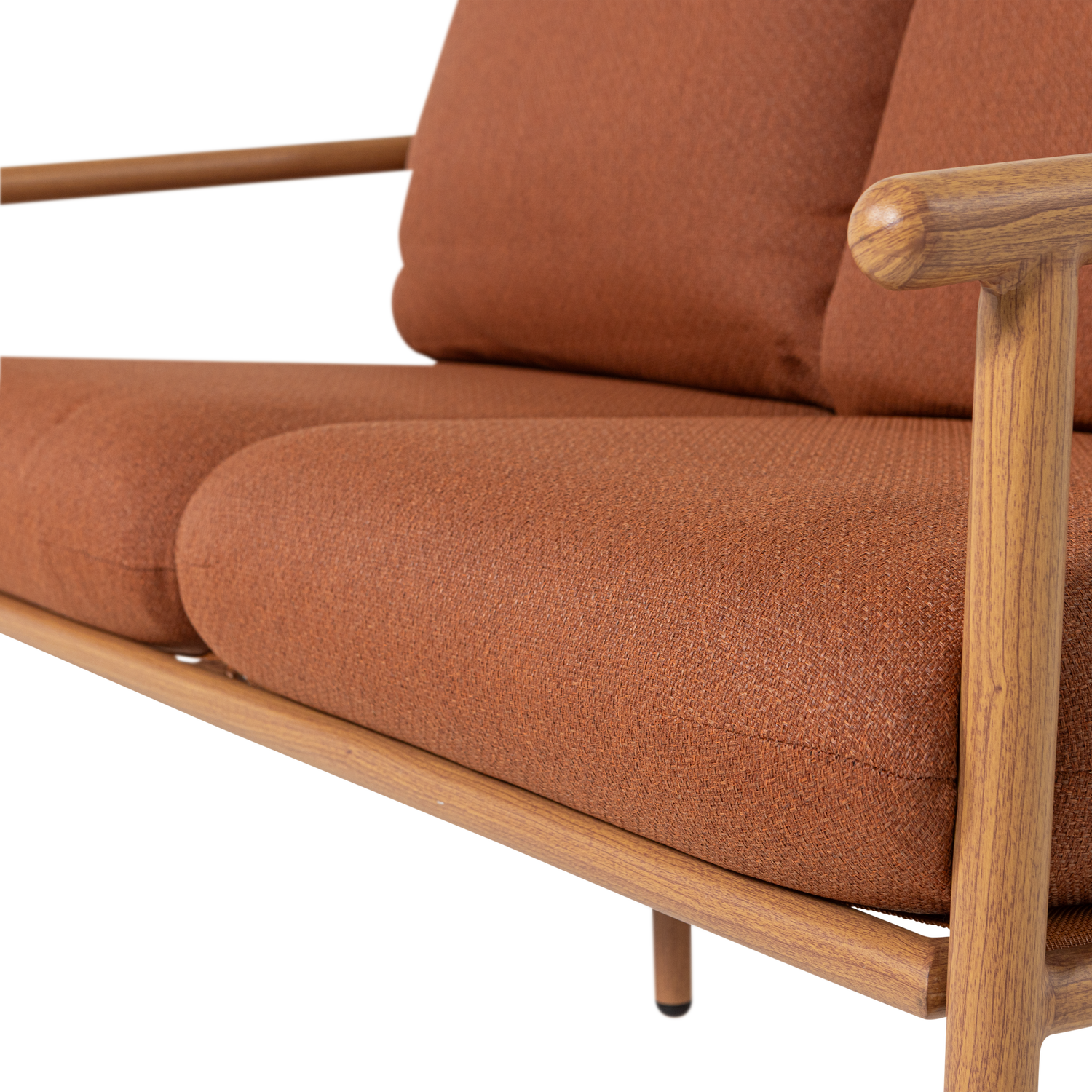 Twee-persoons tuinbank CAVERO baksteen