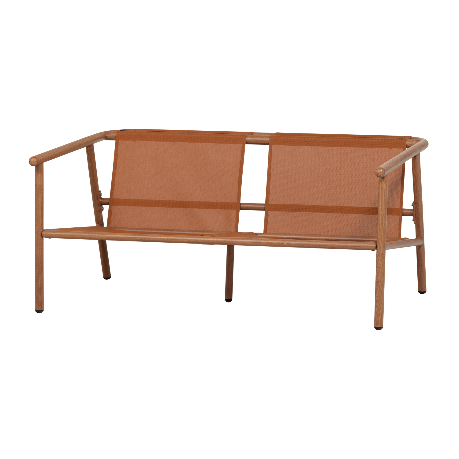 Twee-persoons tuinbank CAVERO baksteen