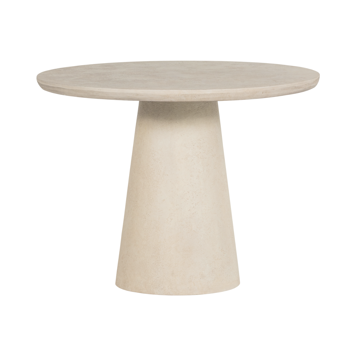 KEVON Beige Round Garden Table
