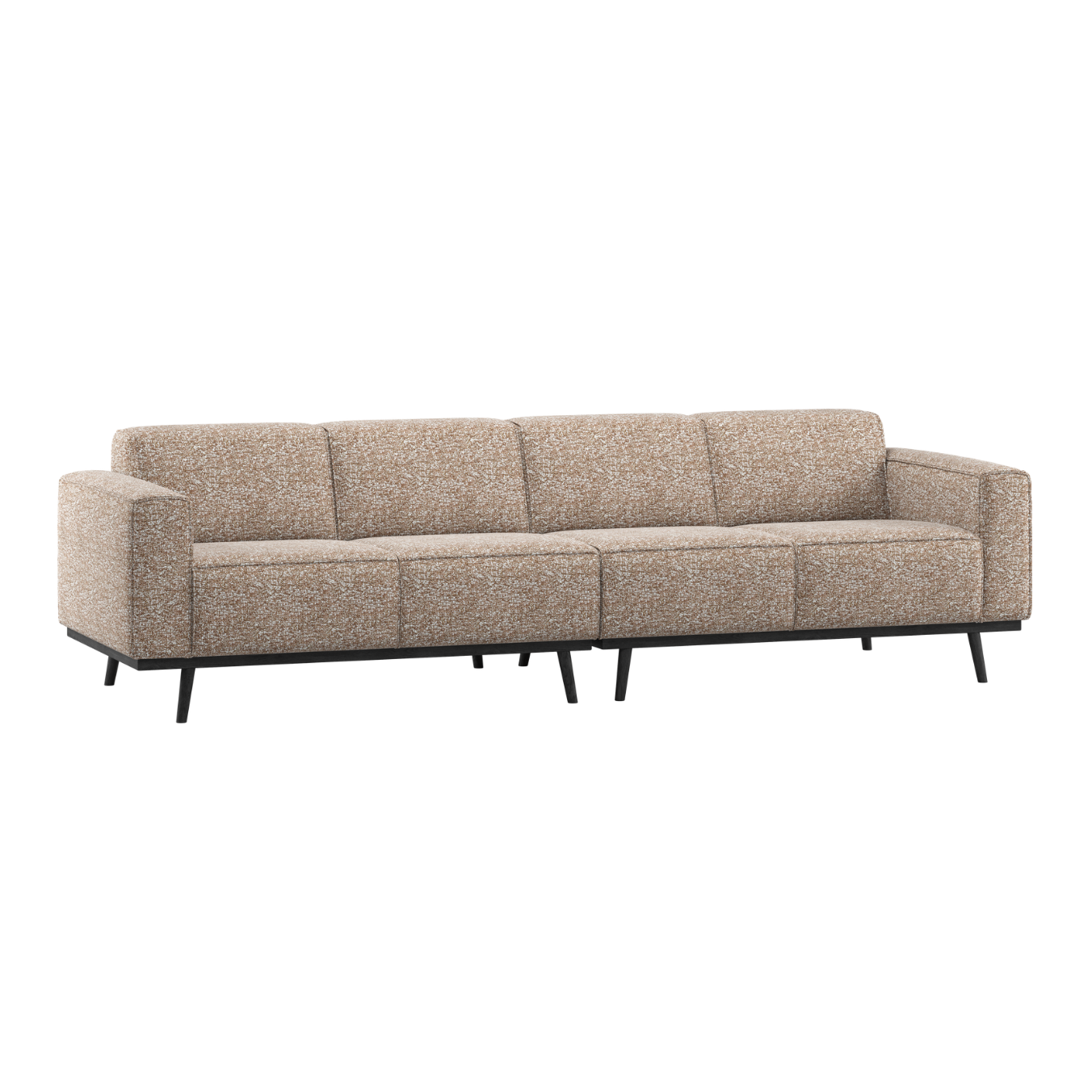 Sofa 4-persoons STATEMENT lichtbruin gemêleerd