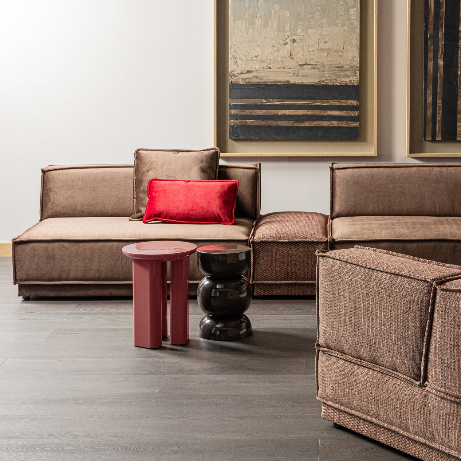 Zijtafel ORICO donkerroze