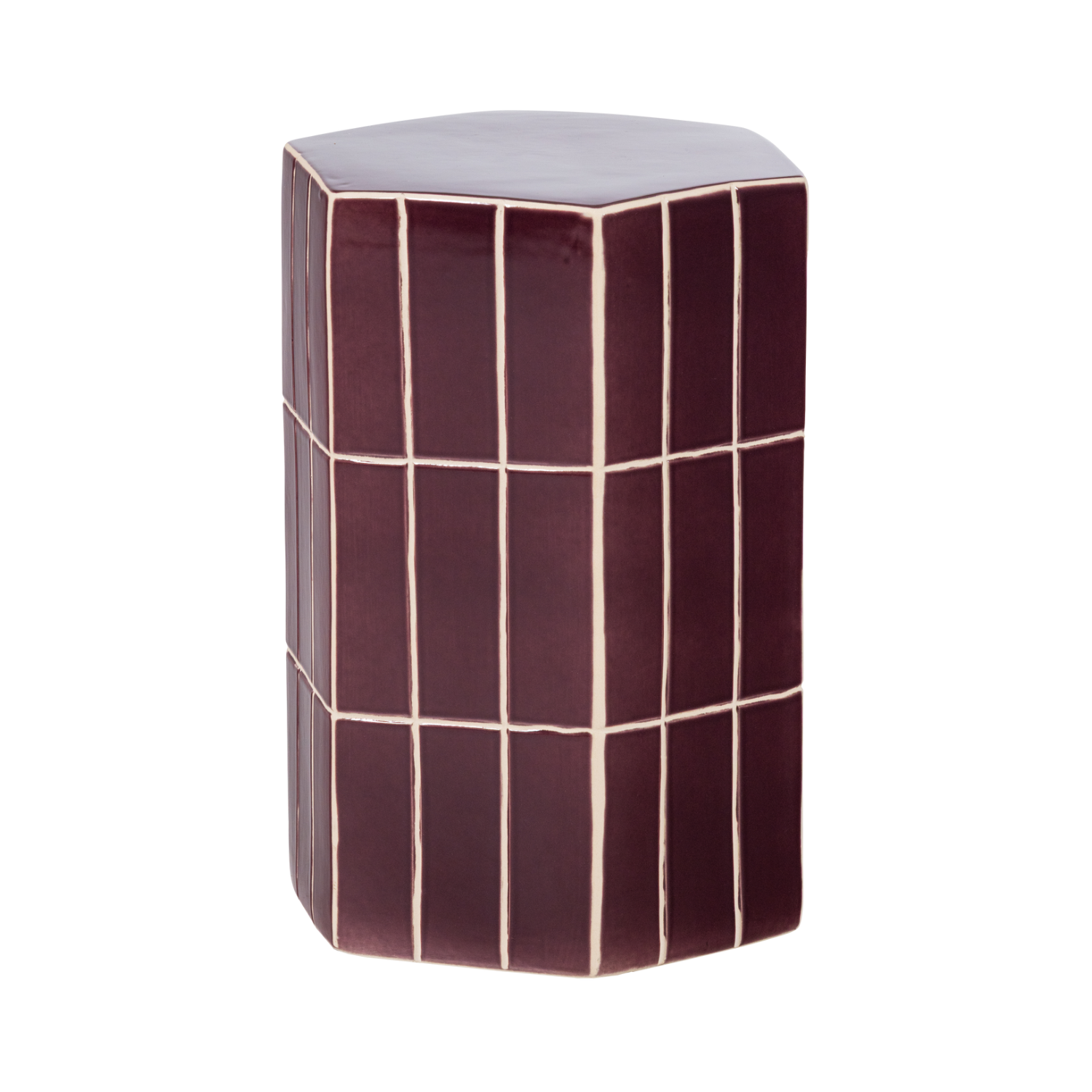 Bijzettafel PLU pruimenkleurig