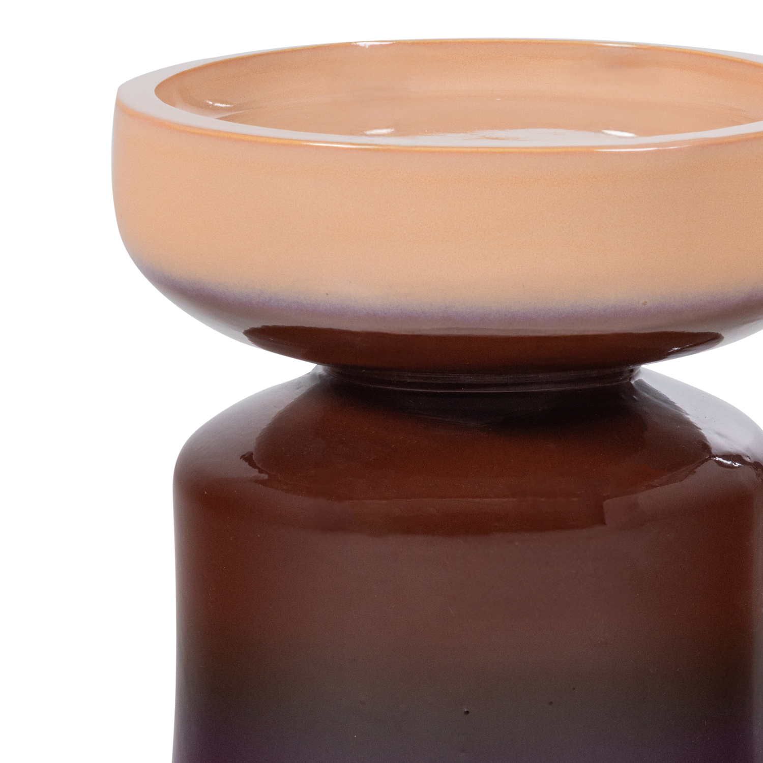 Beistelltisch TUMO dunkelviolett mit beige