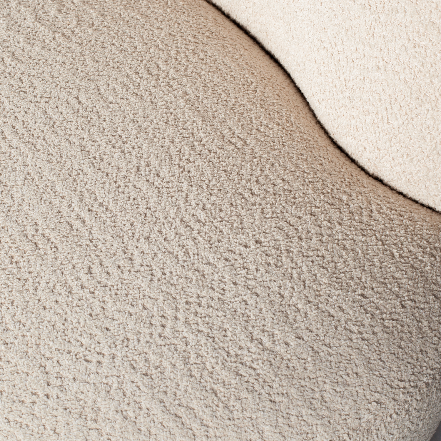 Right-facing Sofa STONE cream boucle