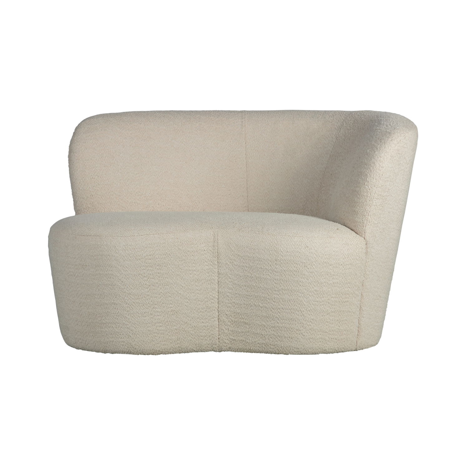 Right-facing Sofa STONE cream boucle