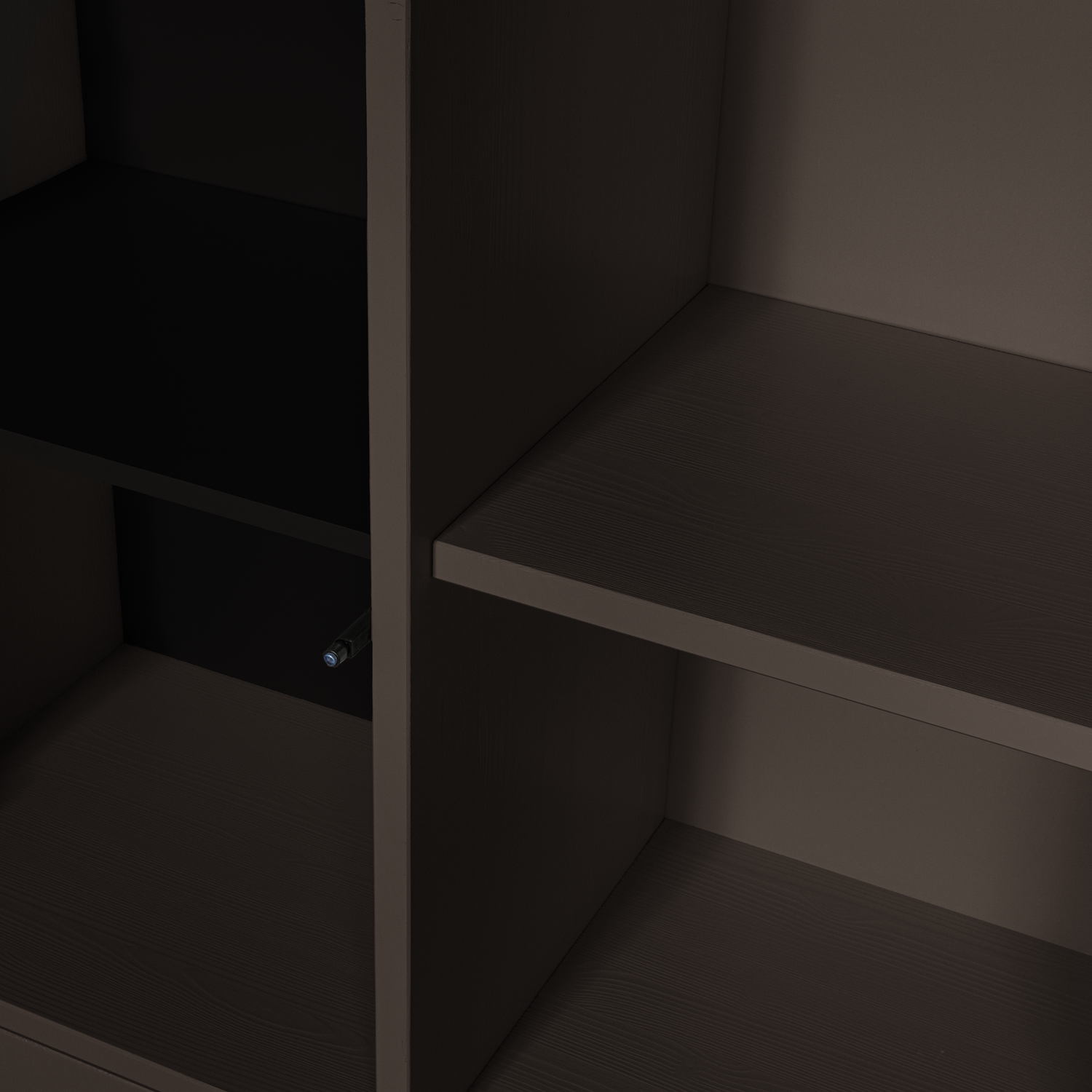 Brune kast met lades MEREL