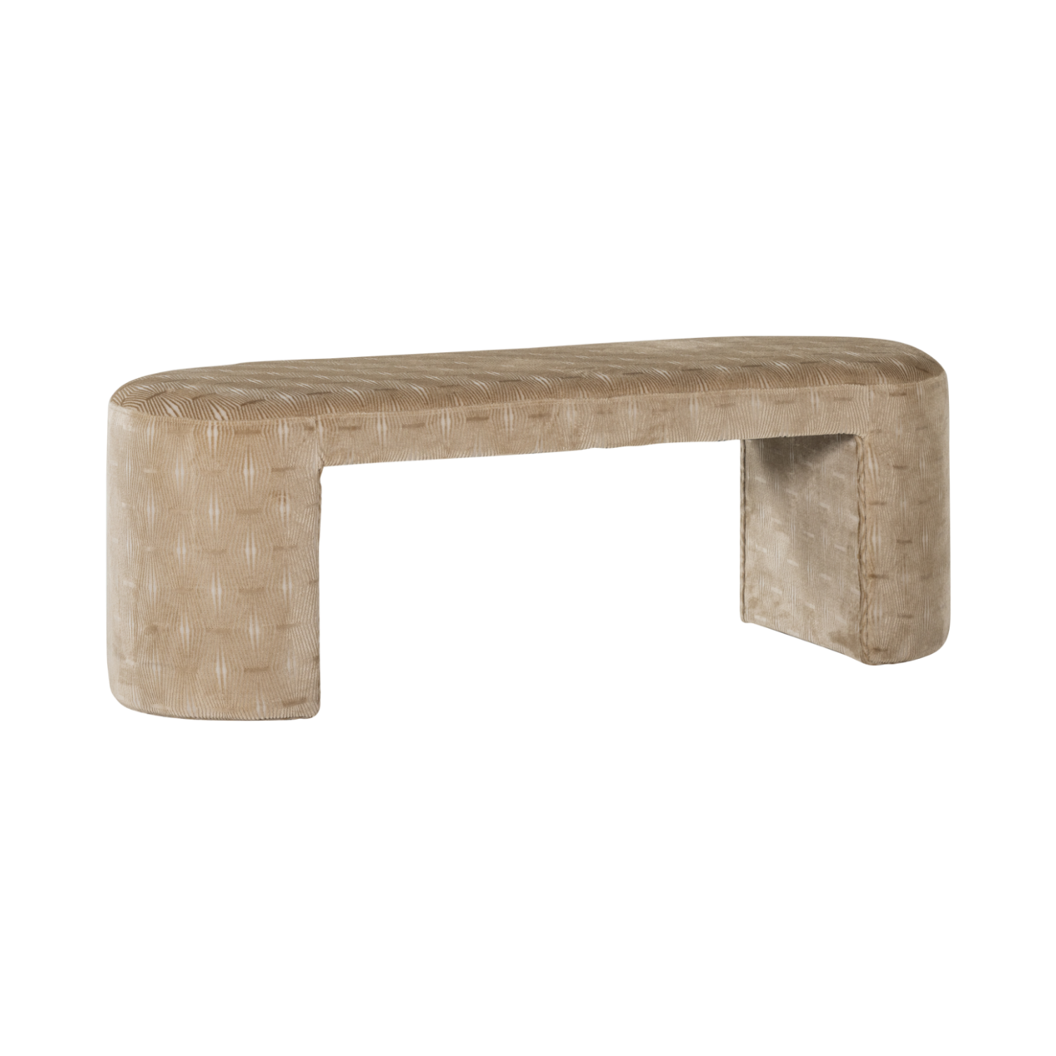 JACOB bank beige met strepen