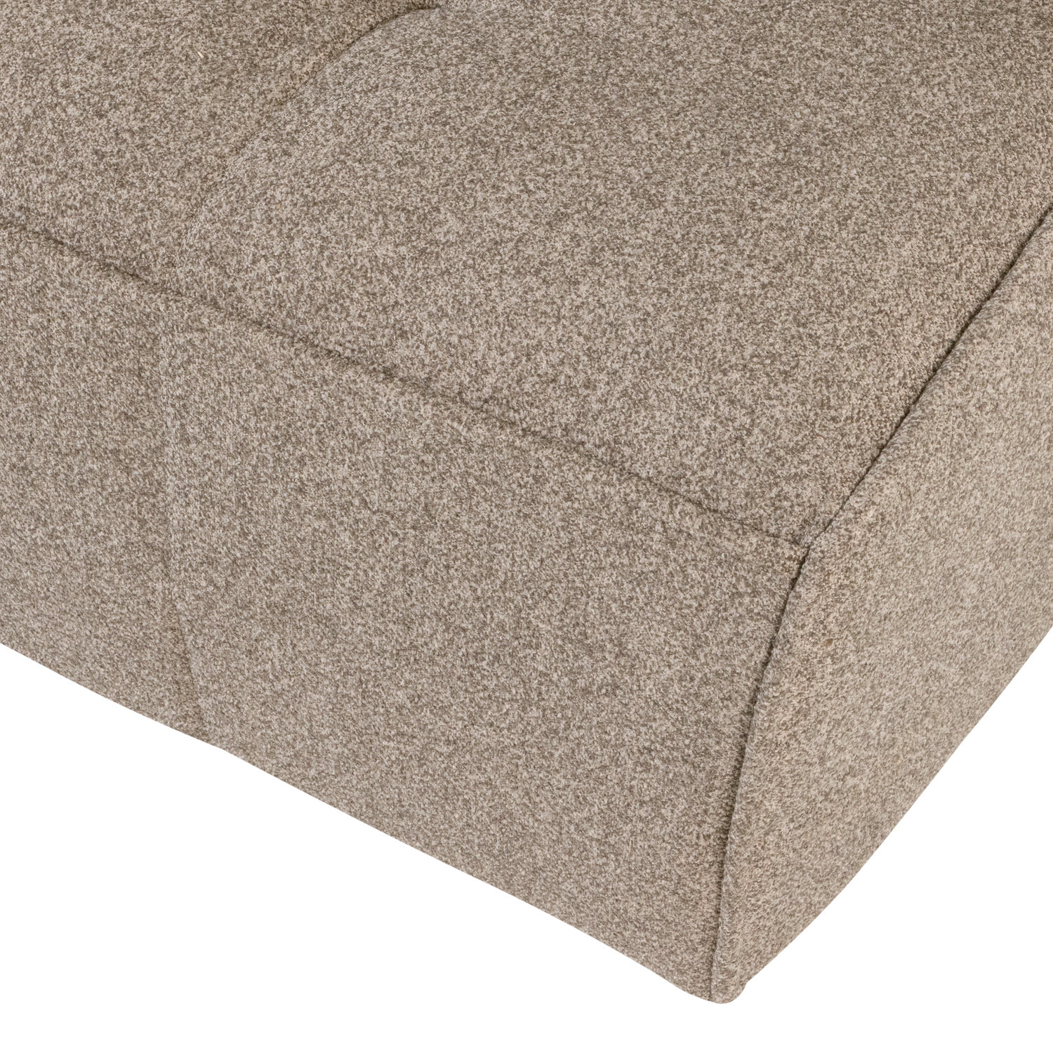 Sofa CLUSTER - 3-seater beige bouclé module