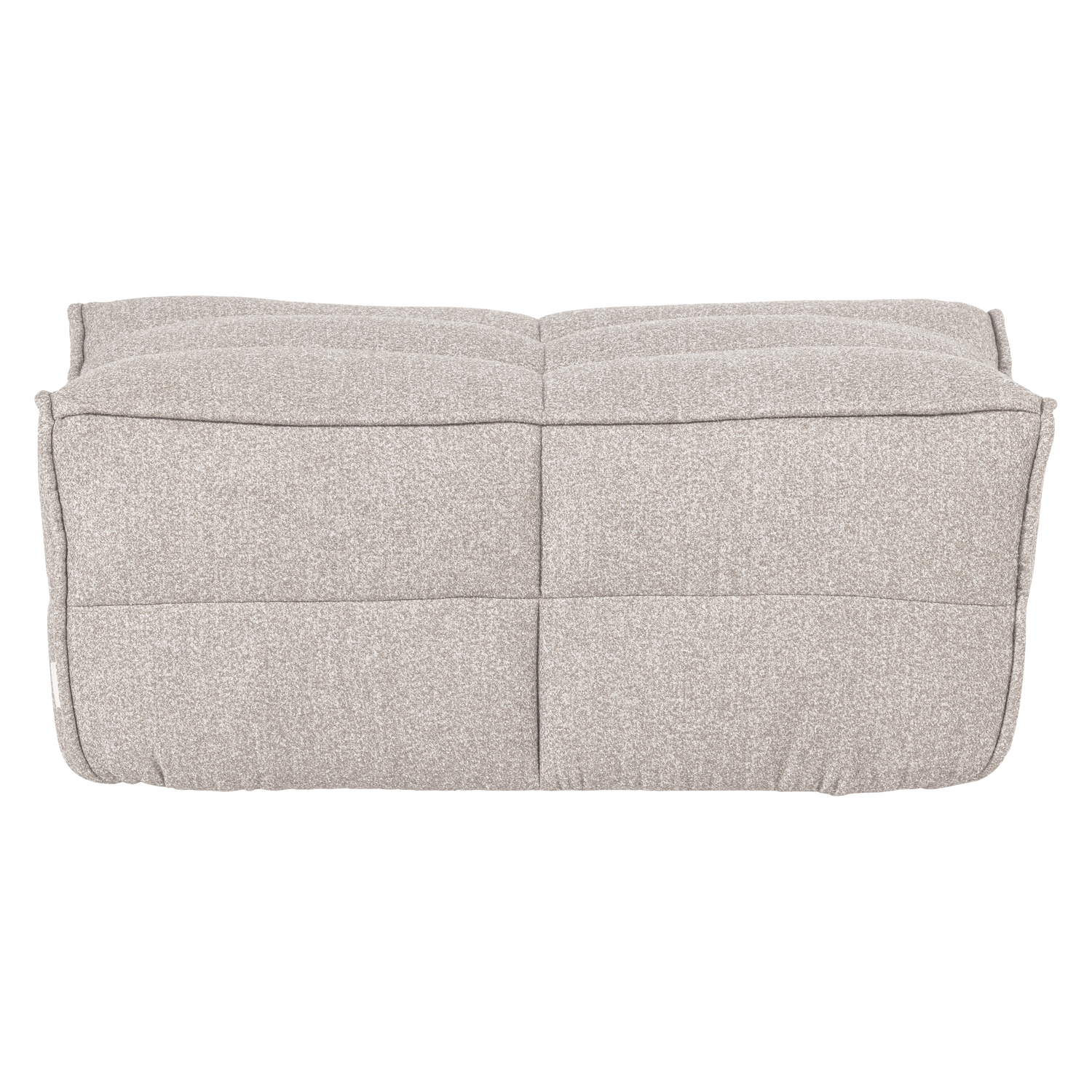 Puf CLUSTER piaskowy bouclé do salonu – Woood