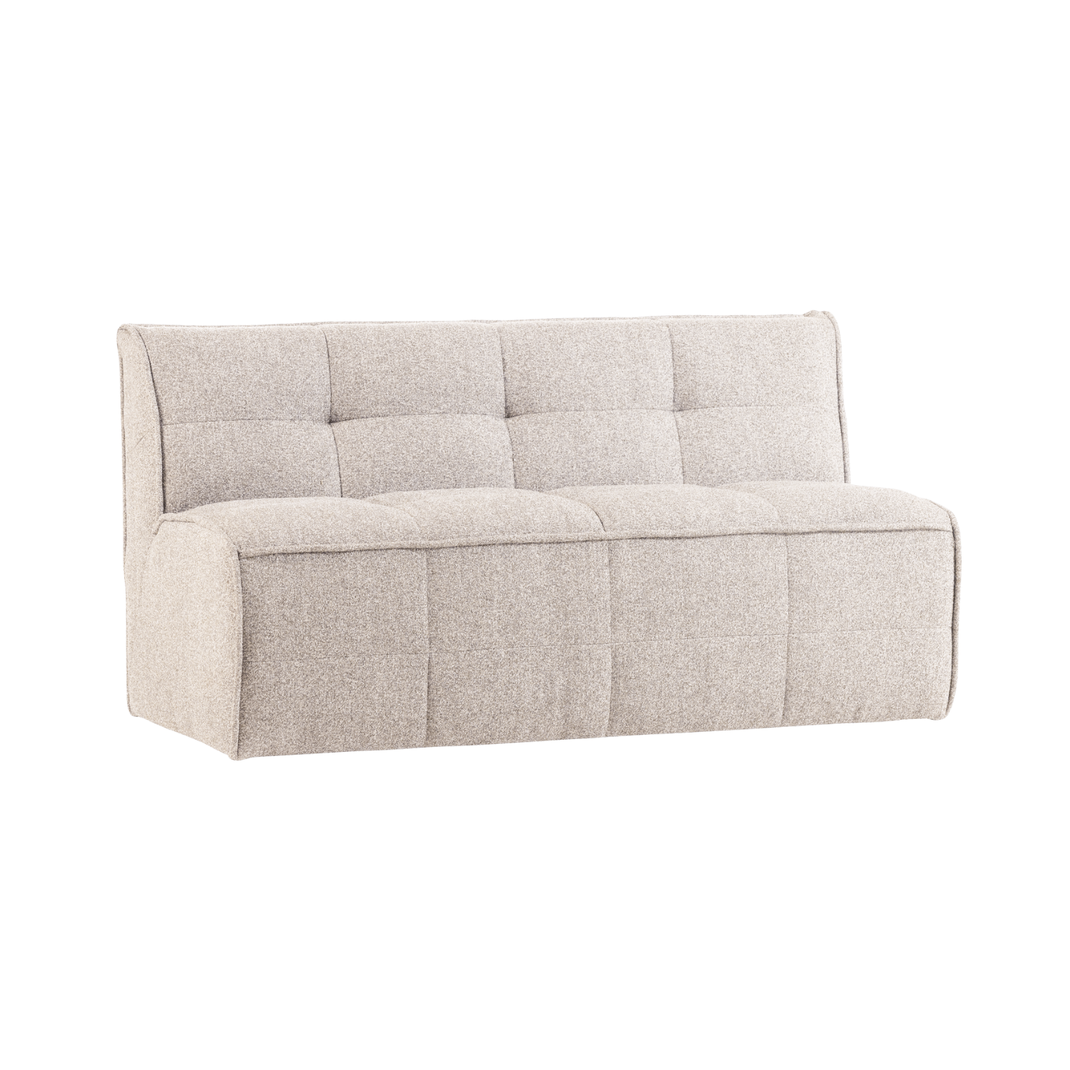 Sofa CLUSTER BENCH - moduł 3-osobowy piaskowy bouclé – Woood
