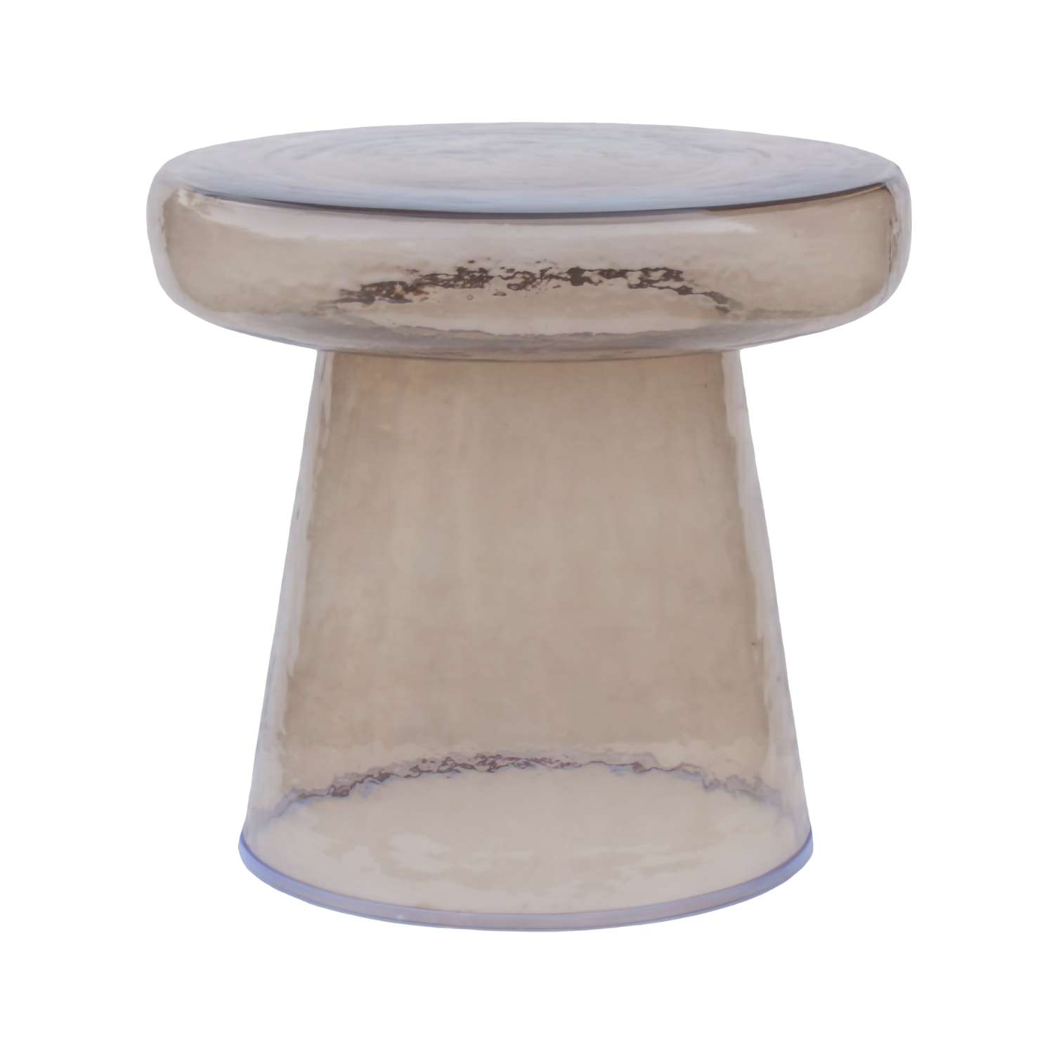 Zijtafel LOMA bruin glas