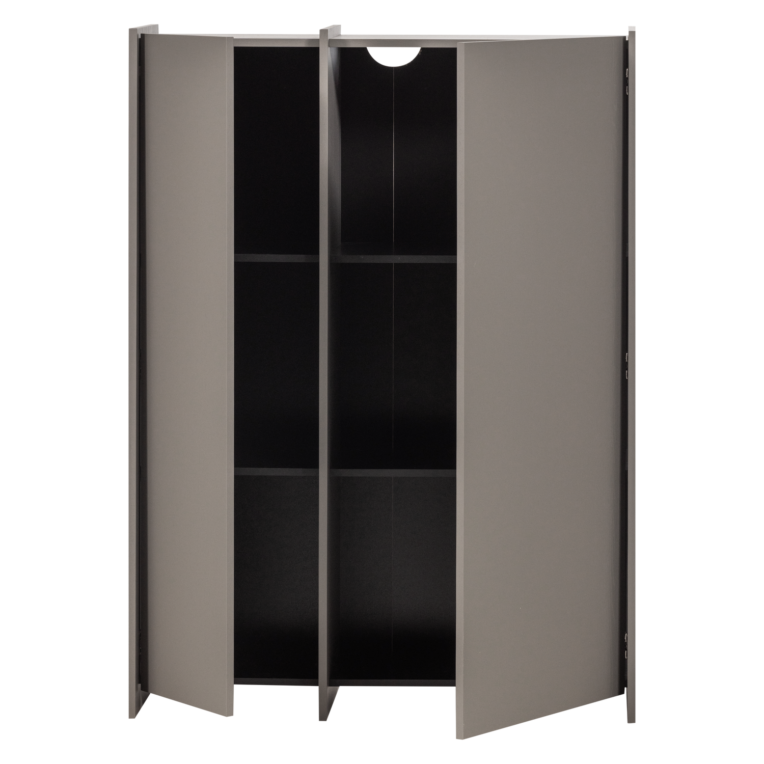 Schrank BROCK warmes Grau