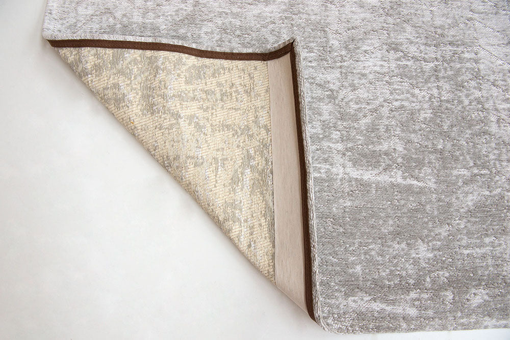 JACOBS LADDER herringbone rug white