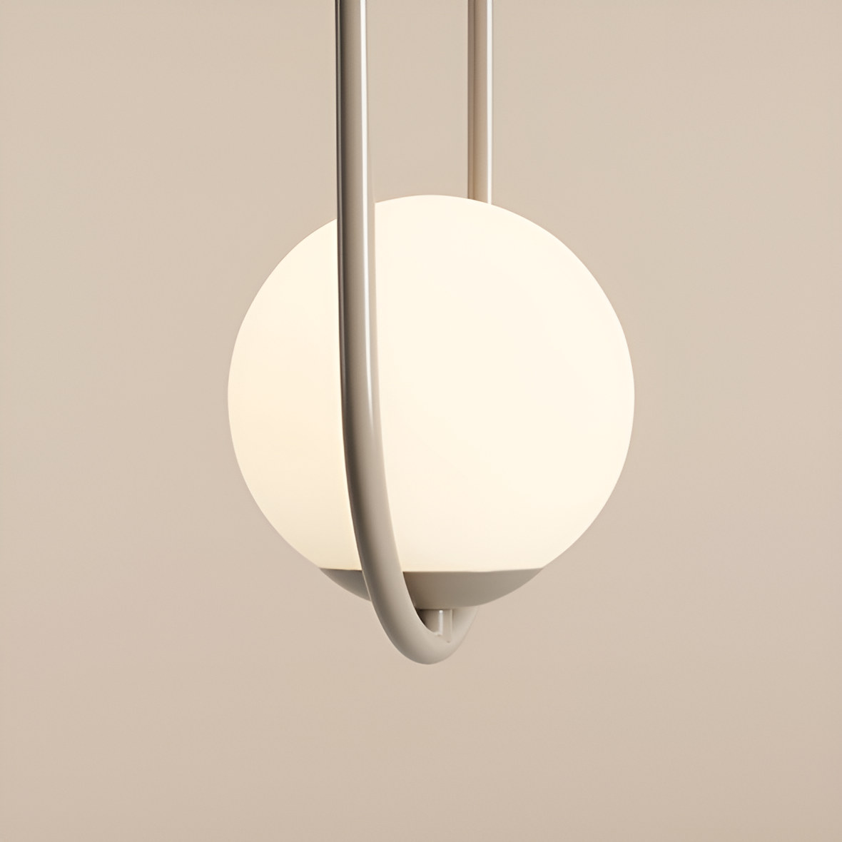 Riva Duo beige hanging lamp