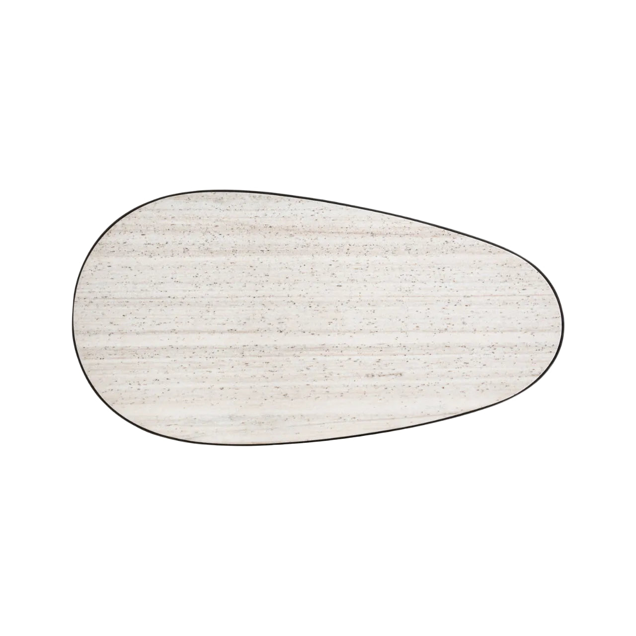 BILOXI bruine salontafel met marmeren blad