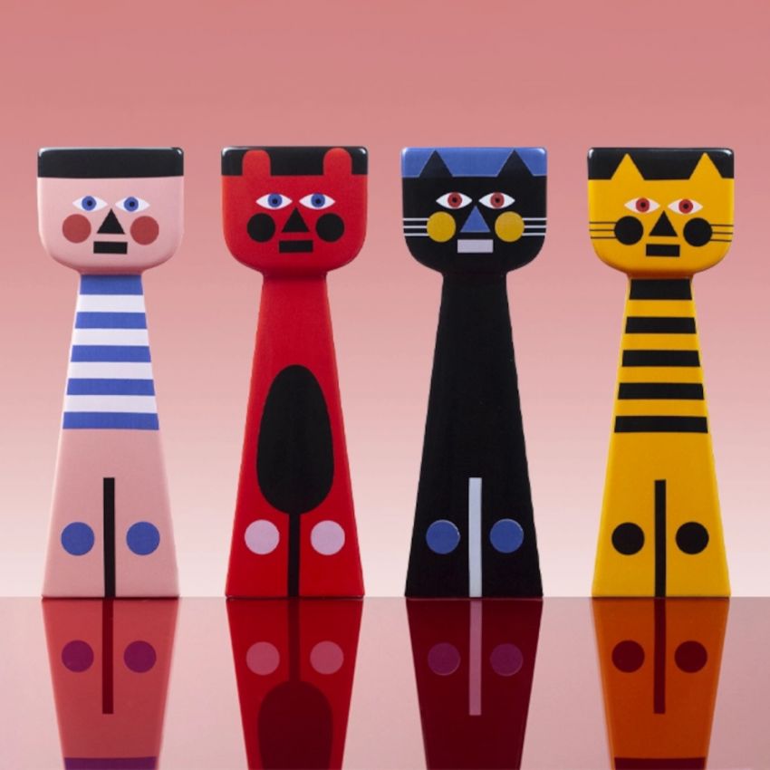 GARY blue candlestick