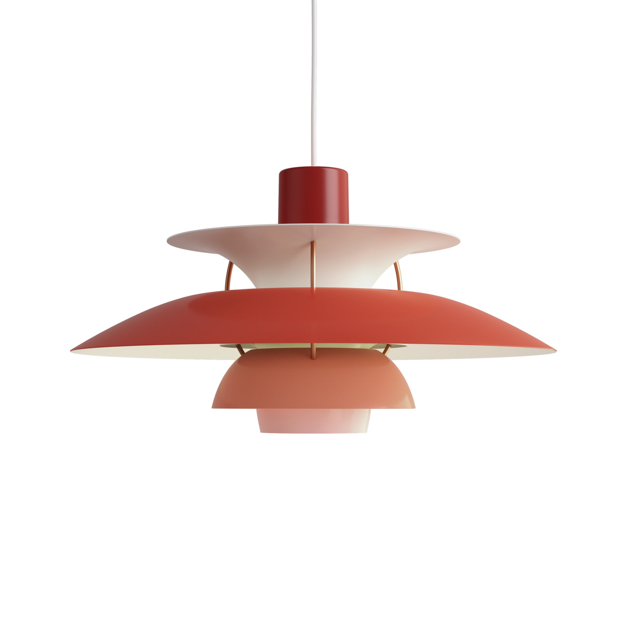 PH 5 Pendant Lamp in Shades of Red