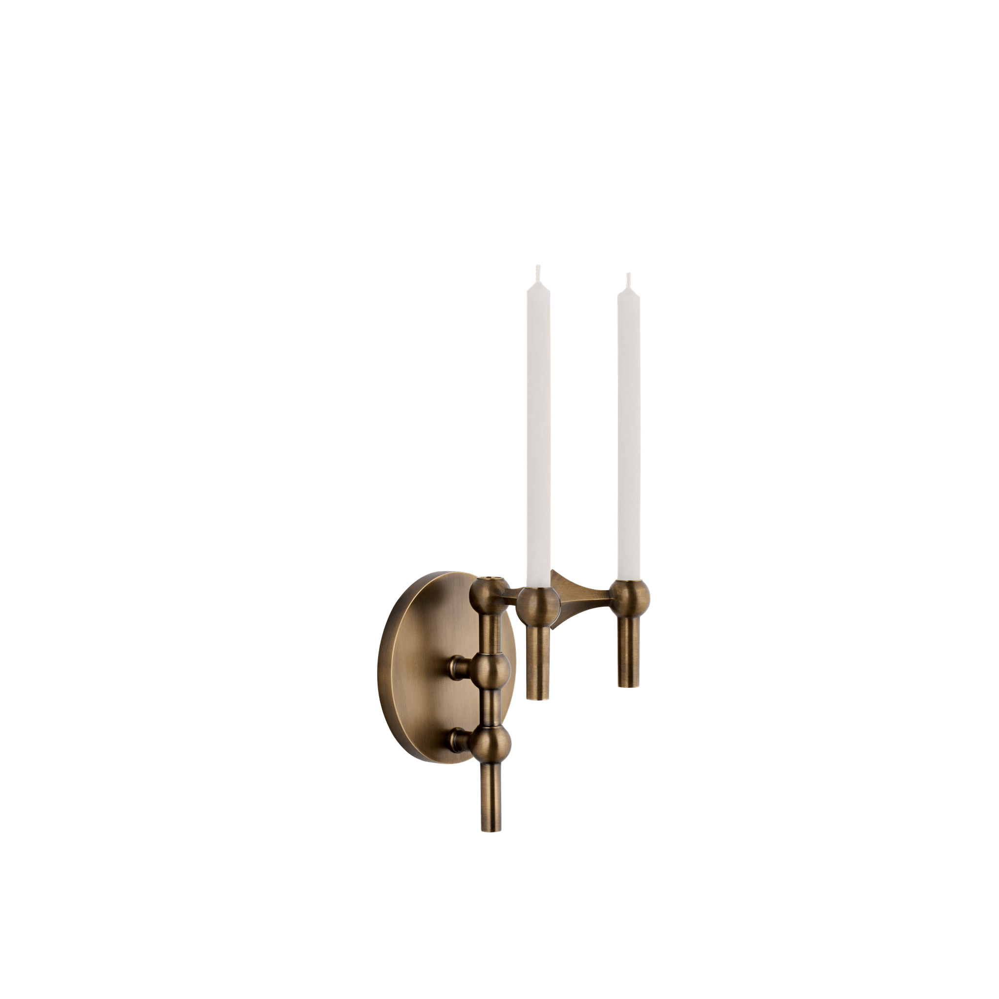 Wall Candle Holder STOFF NAGEL bronzed brass