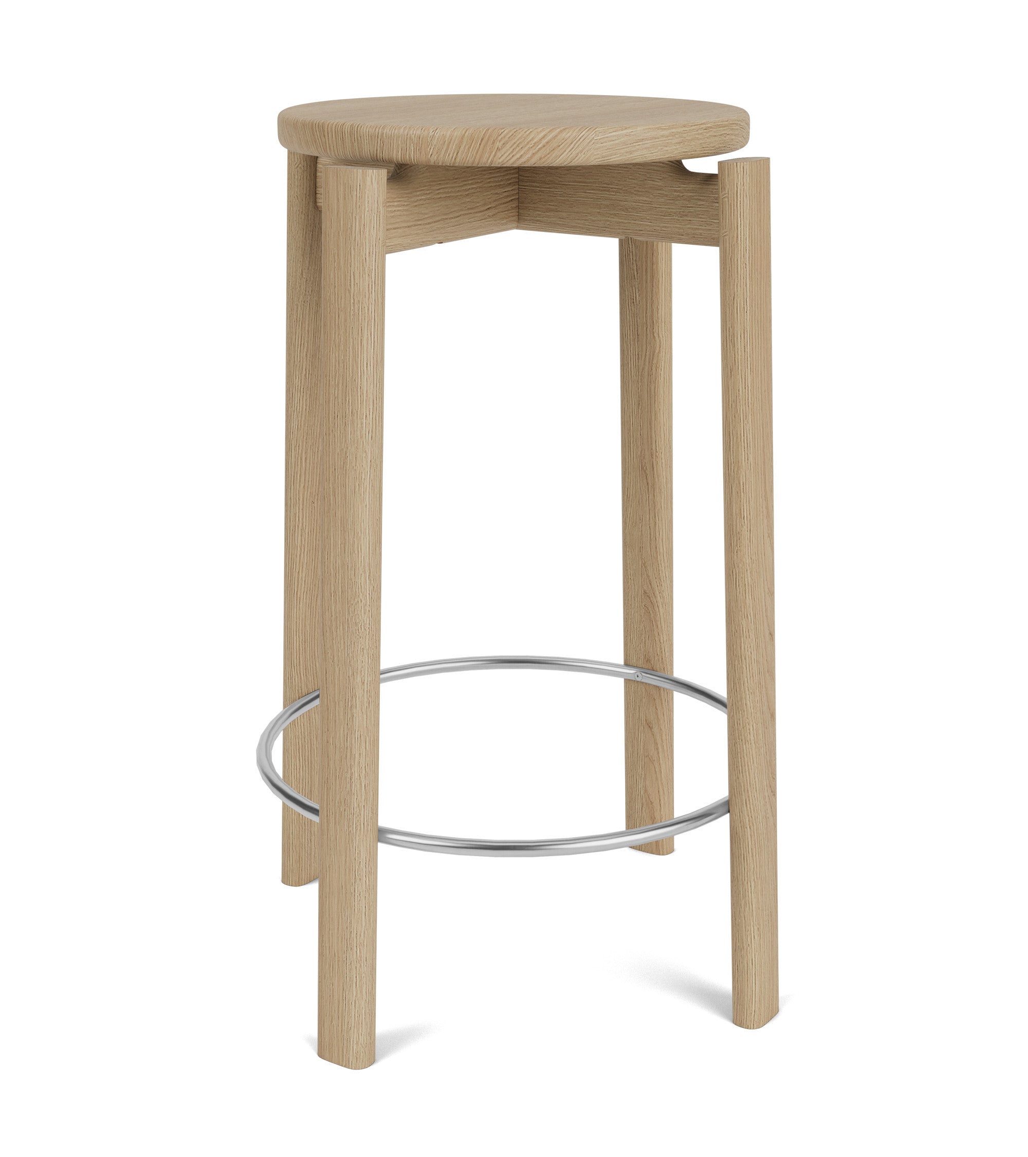PASSAGE Oak Wood Stool
