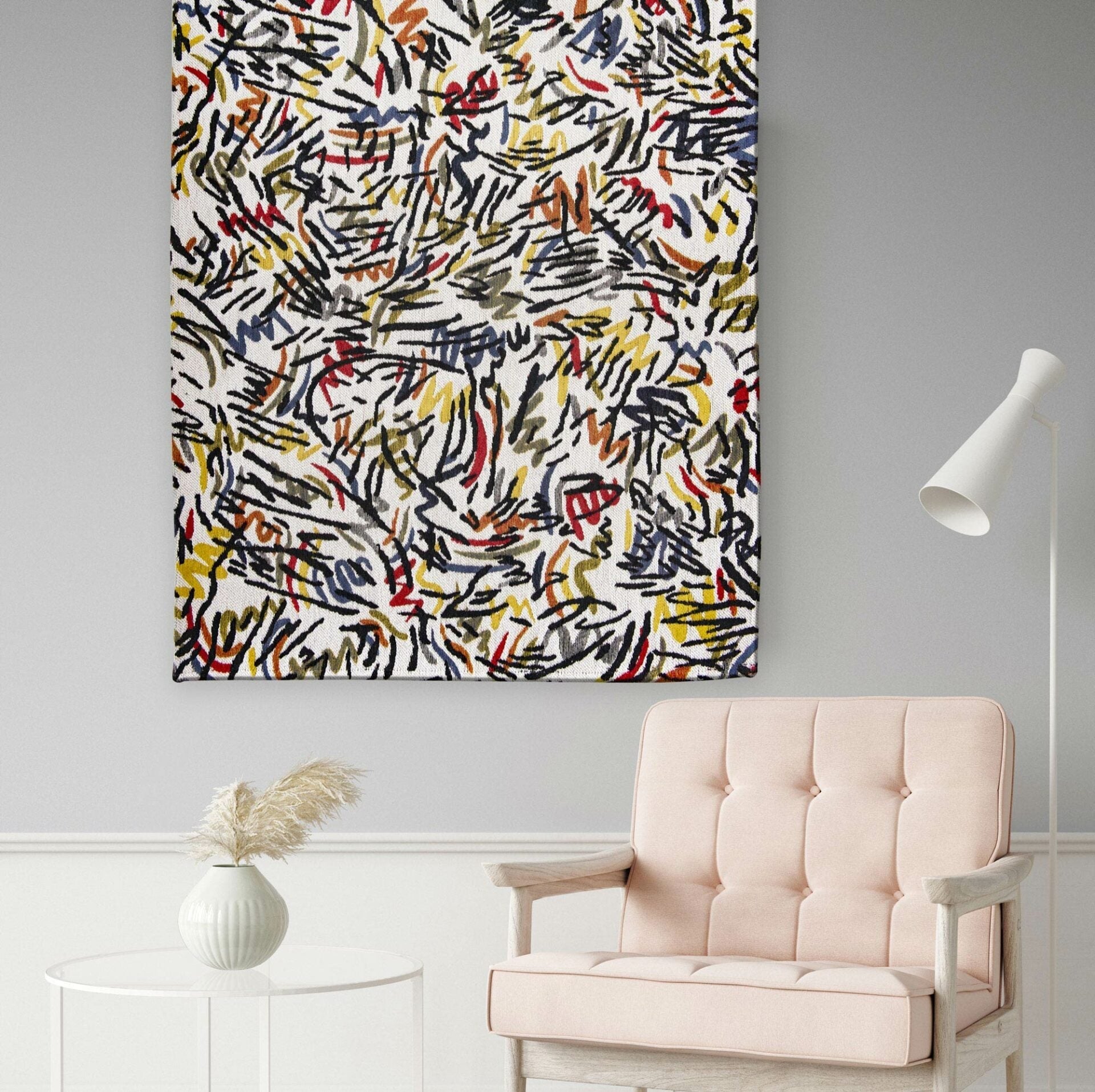 Vloerkleed GRAFITTO STREET GRAPH abstract patroon