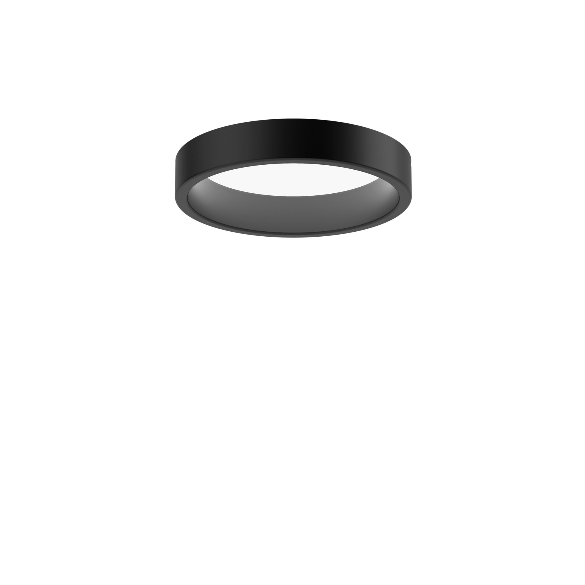 Plafond inbouw LP CIRCLE HALF-VERZONKEN zwart