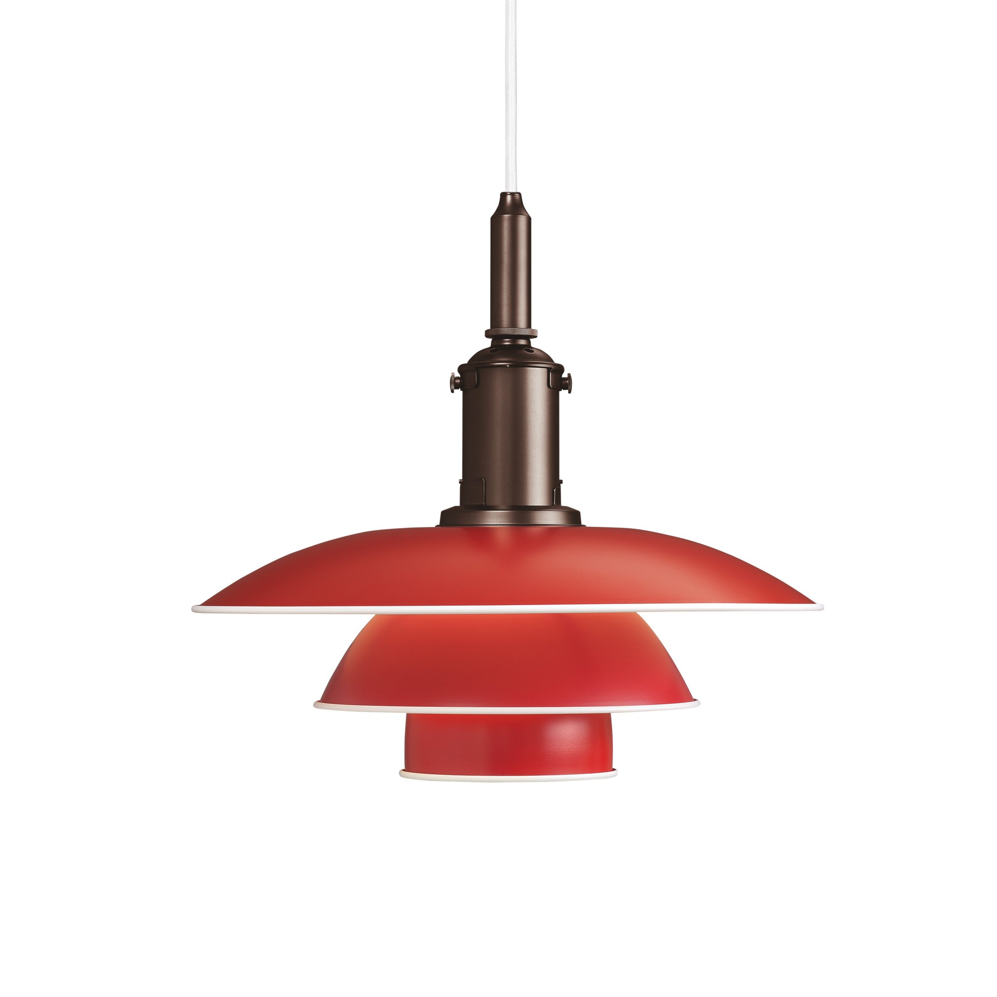 Hanglamp PH 3½-3 METAAL rood