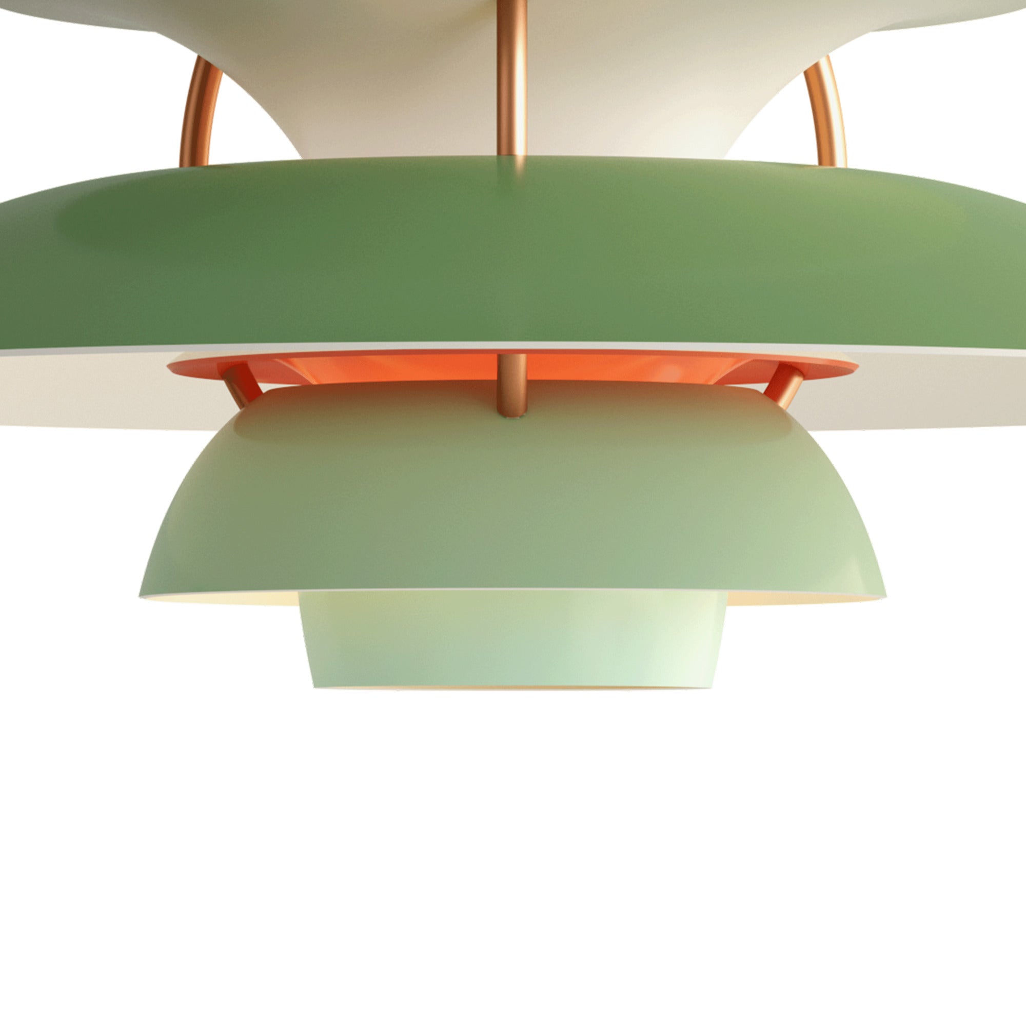 PH 5 pendant lamp in shades of green