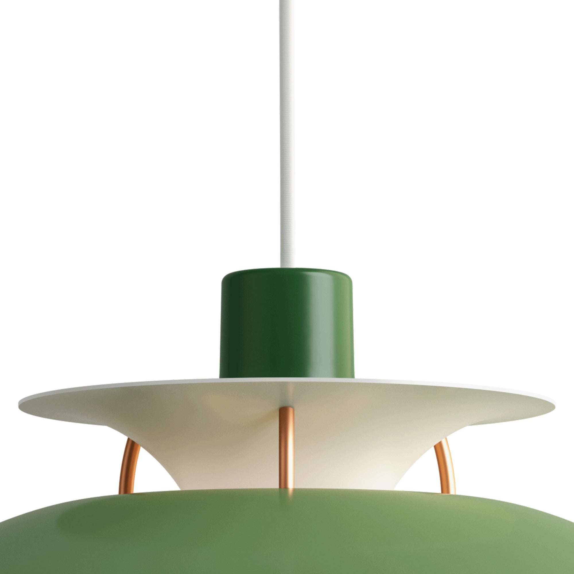 PH 5 pendant lamp in shades of green