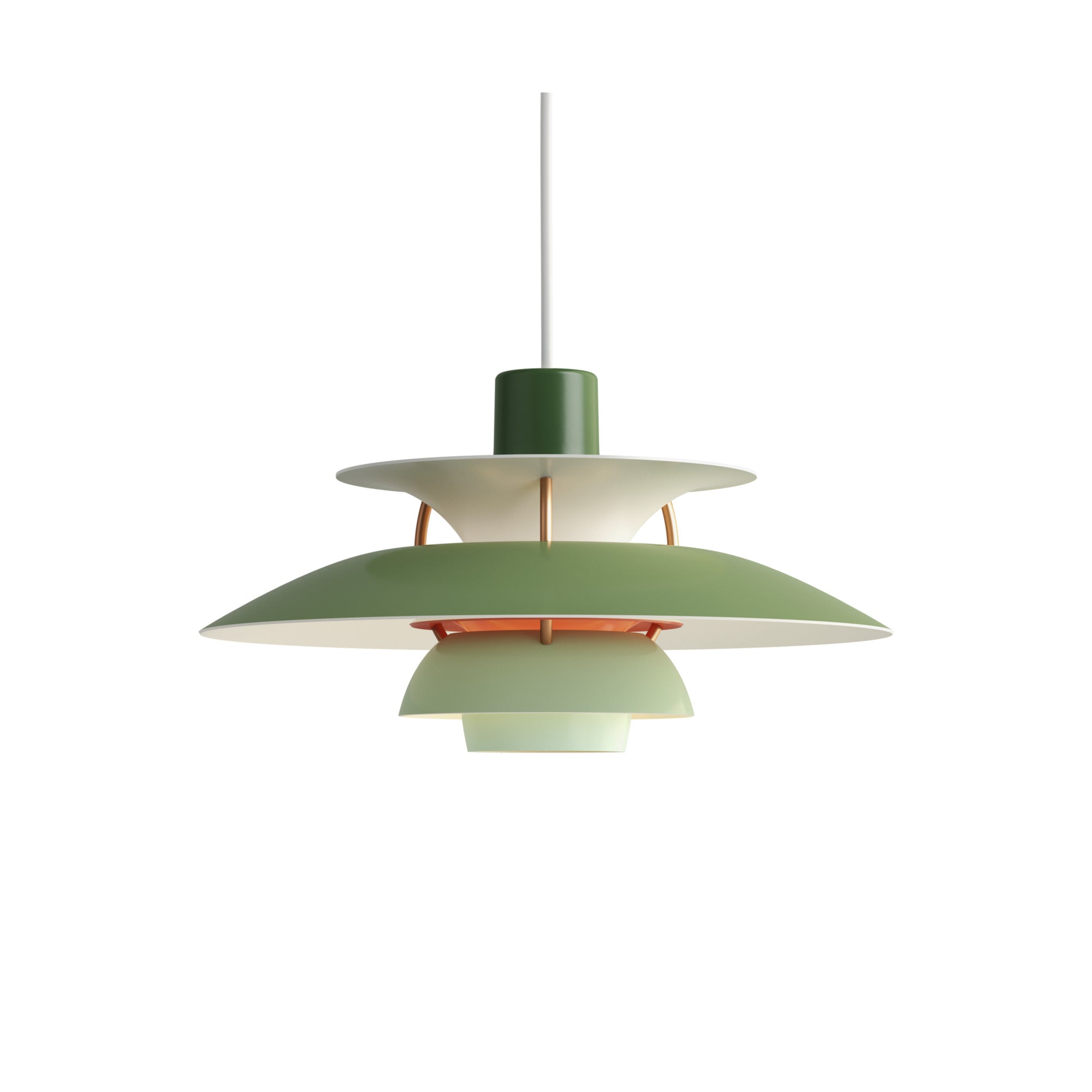 PH 5 pendant lamp in shades of green