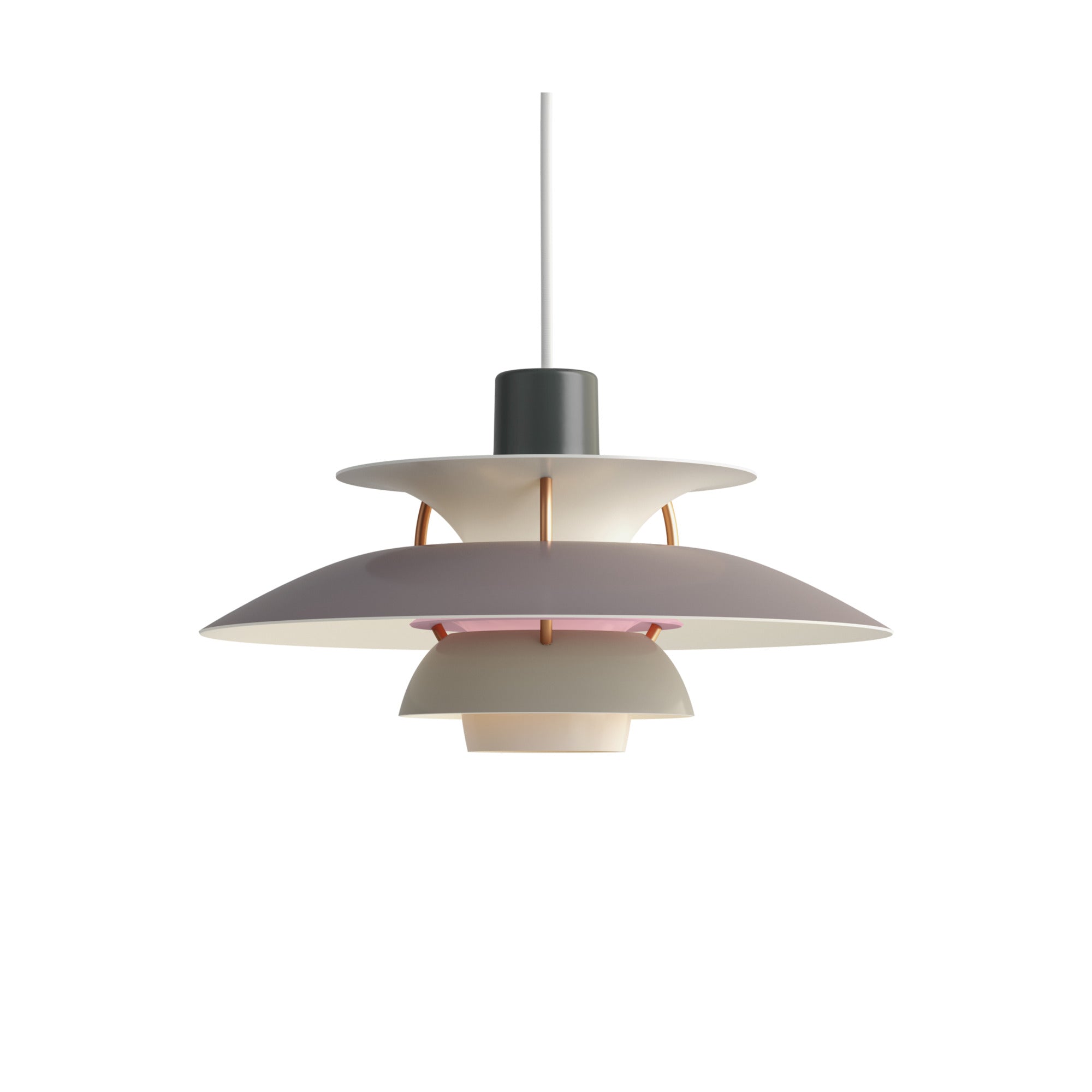 PH 5 pendant lamp in shades of gray