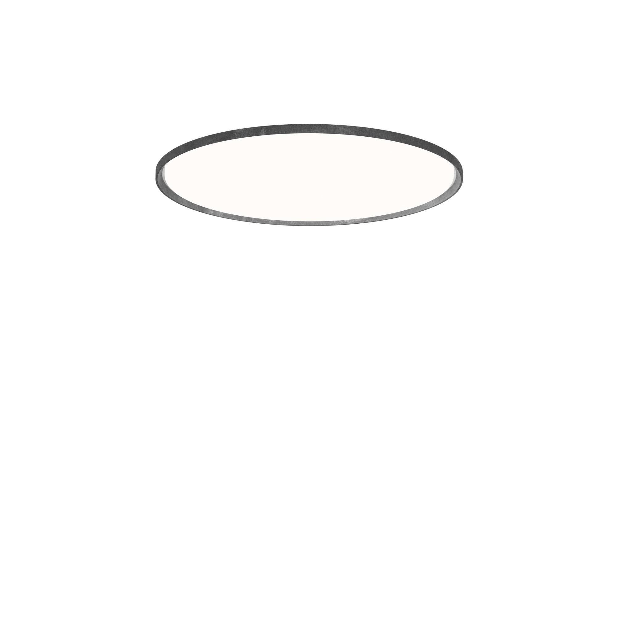 LP SLIM ROUND RECESSED Ceiling Light raw aluminum
