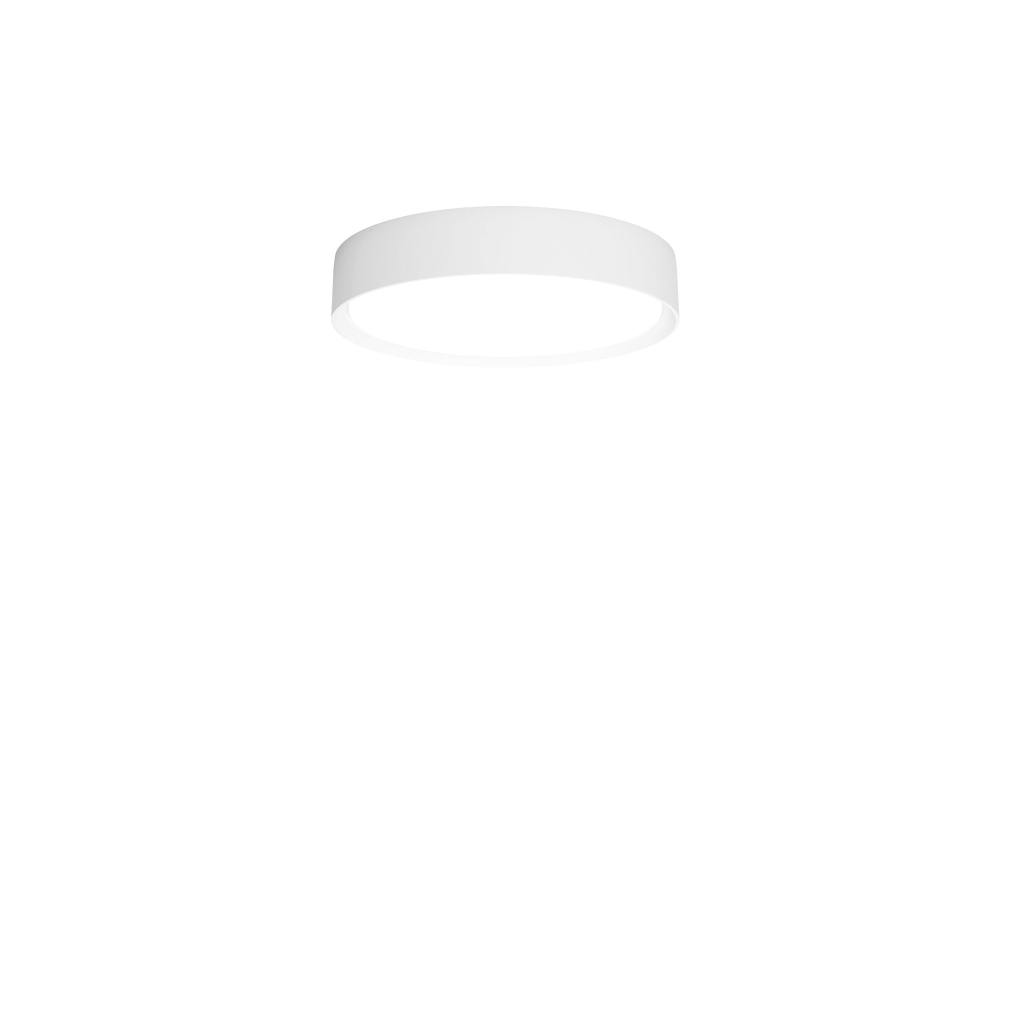 Plafond inbouw LP SLIM ROND HALF-VERZONKEN wit