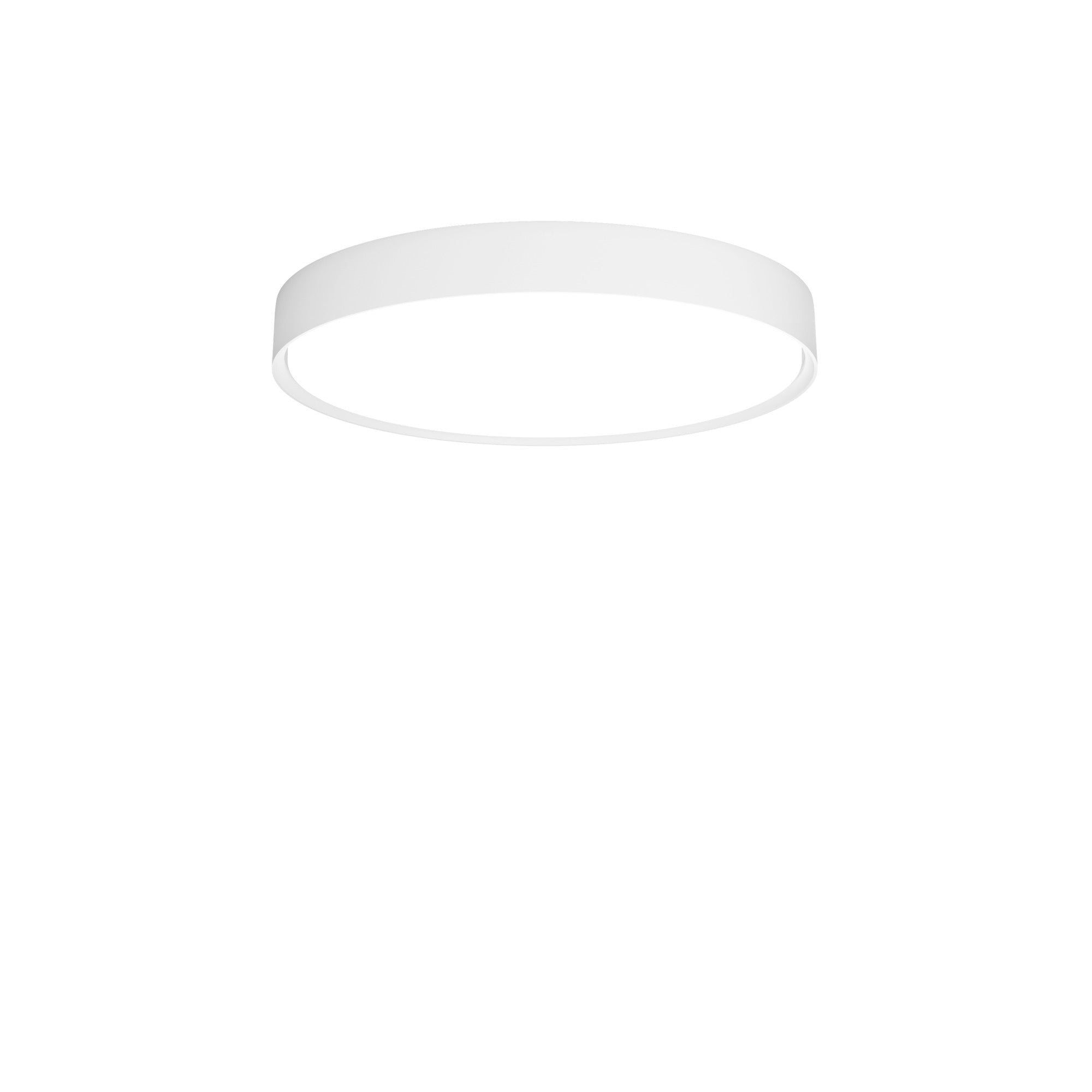 Plafond inbouw LP SLIM ROND HALF-VERZONKEN wit