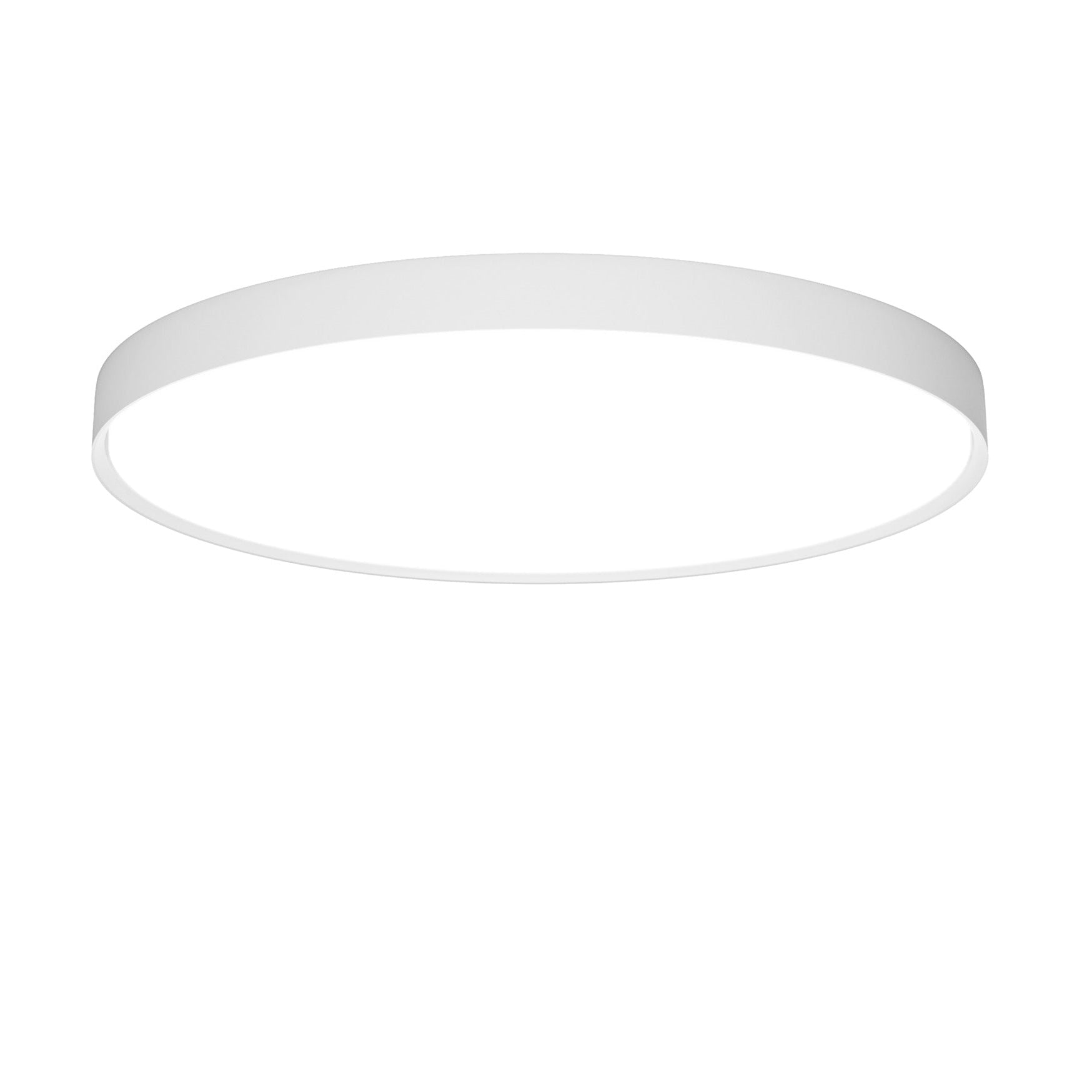 Plafond inbouw LP SLIM ROND HALF-VERZONKEN wit