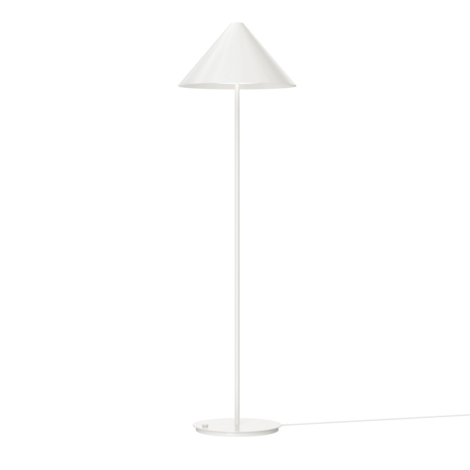 Vloerlamp KEGLEN wit