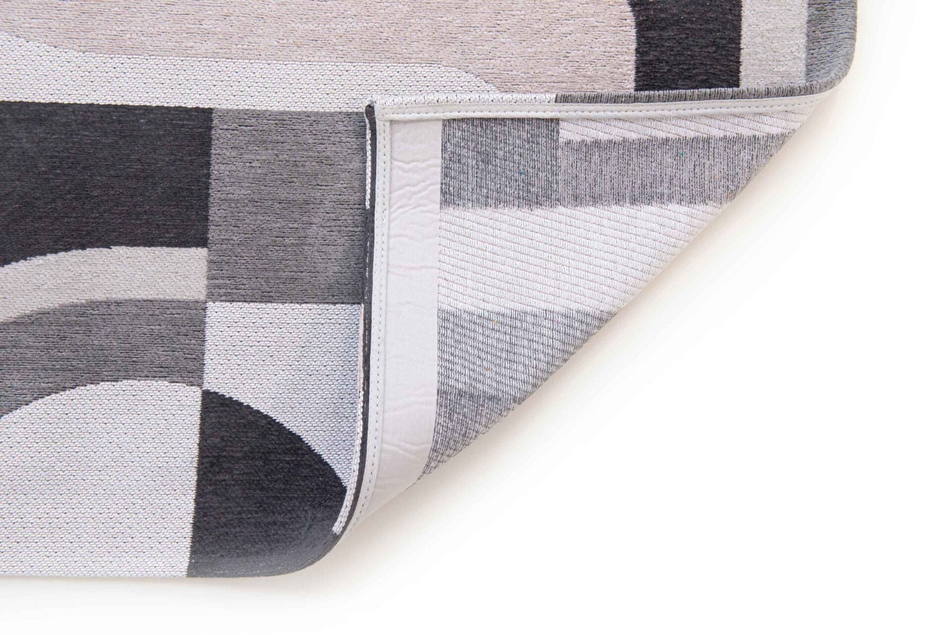 Vloerkleed MODULE SAXON BEIGE grijs-zwart